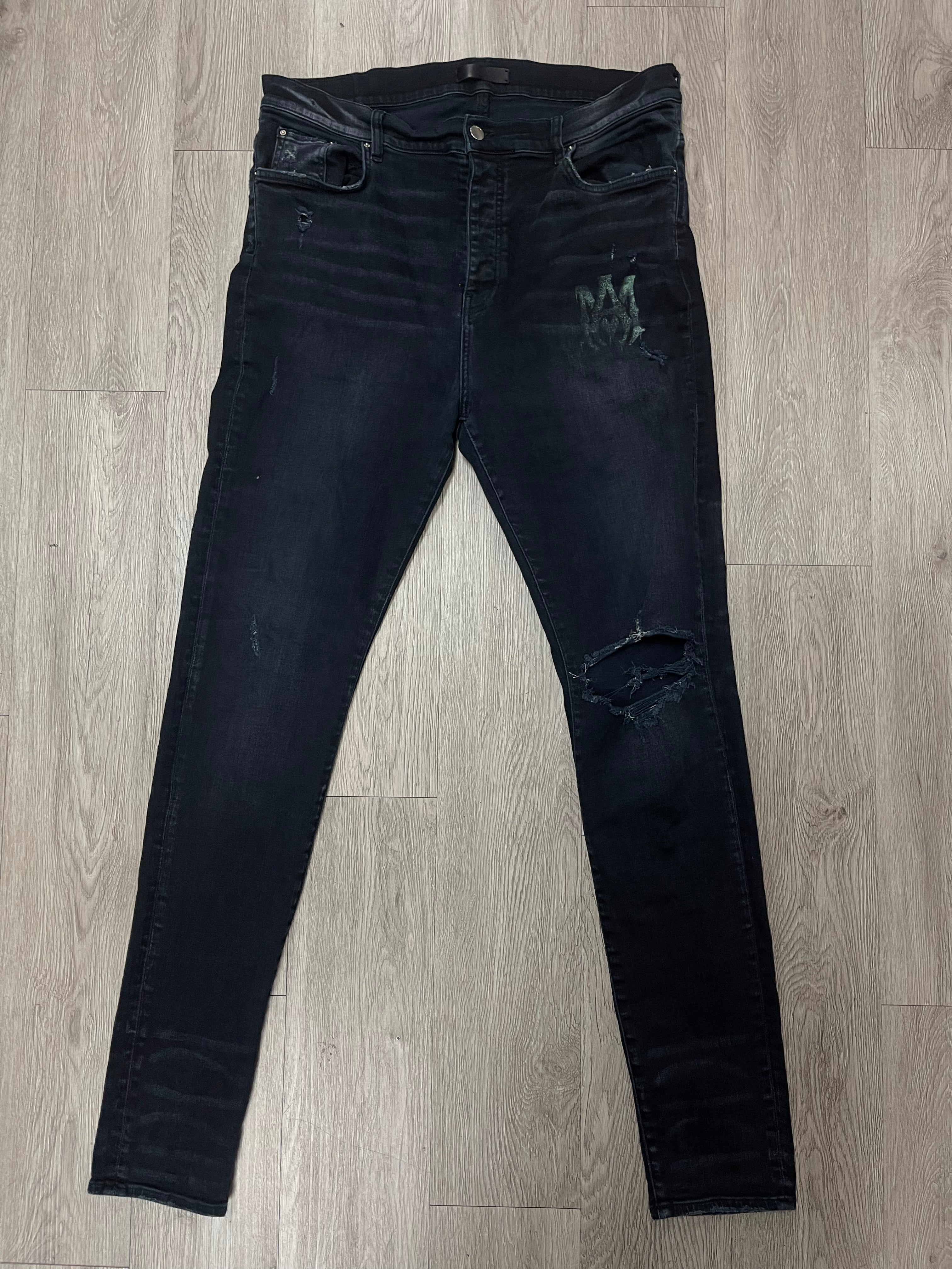 Amiri Black Wash MA Slime Jeans