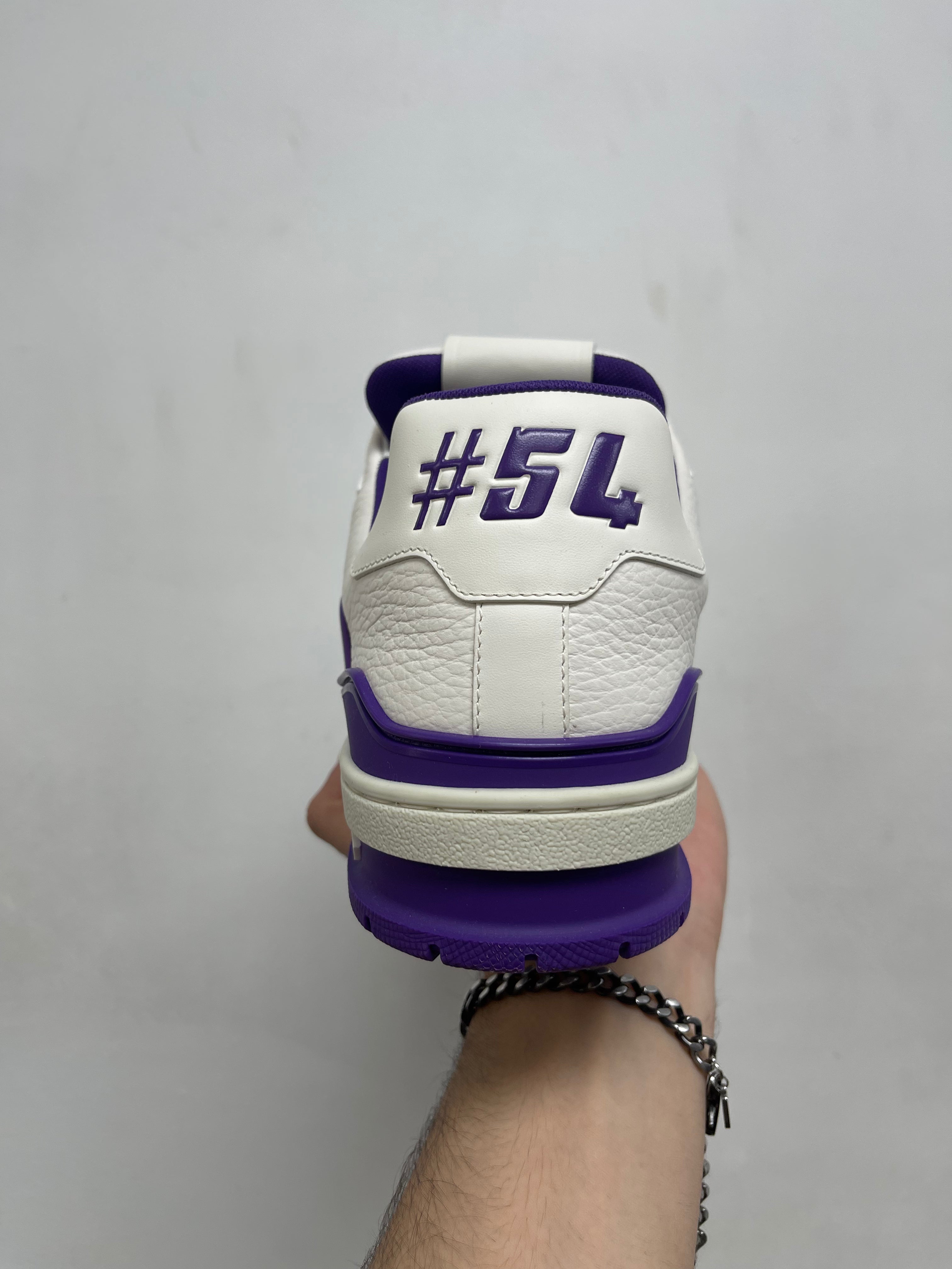 Louis Vuitton Purple #54 Trainer Sneakers