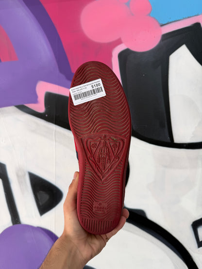 Gucci Aces Navy Red Monogram Sneaker