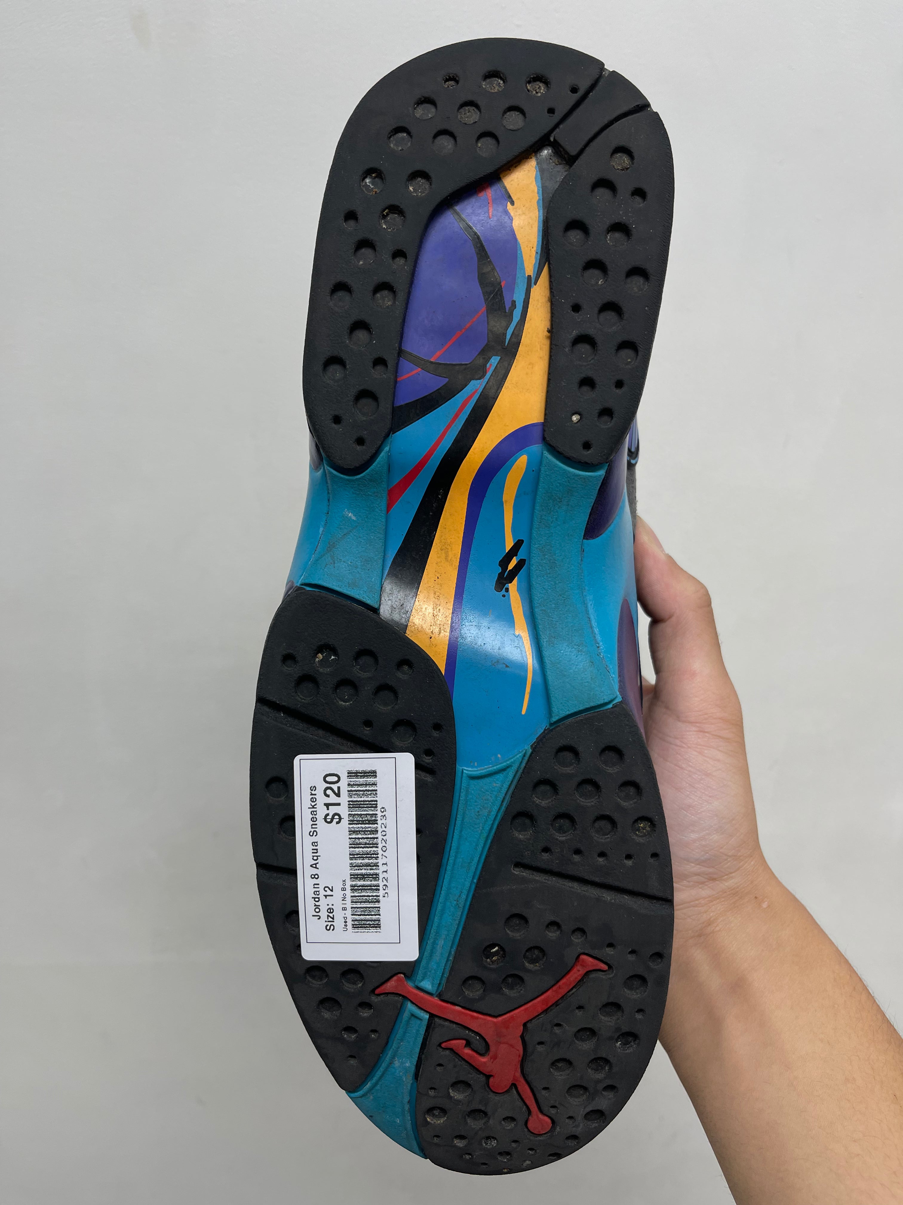 Jordan 8 Aqua Sneakers