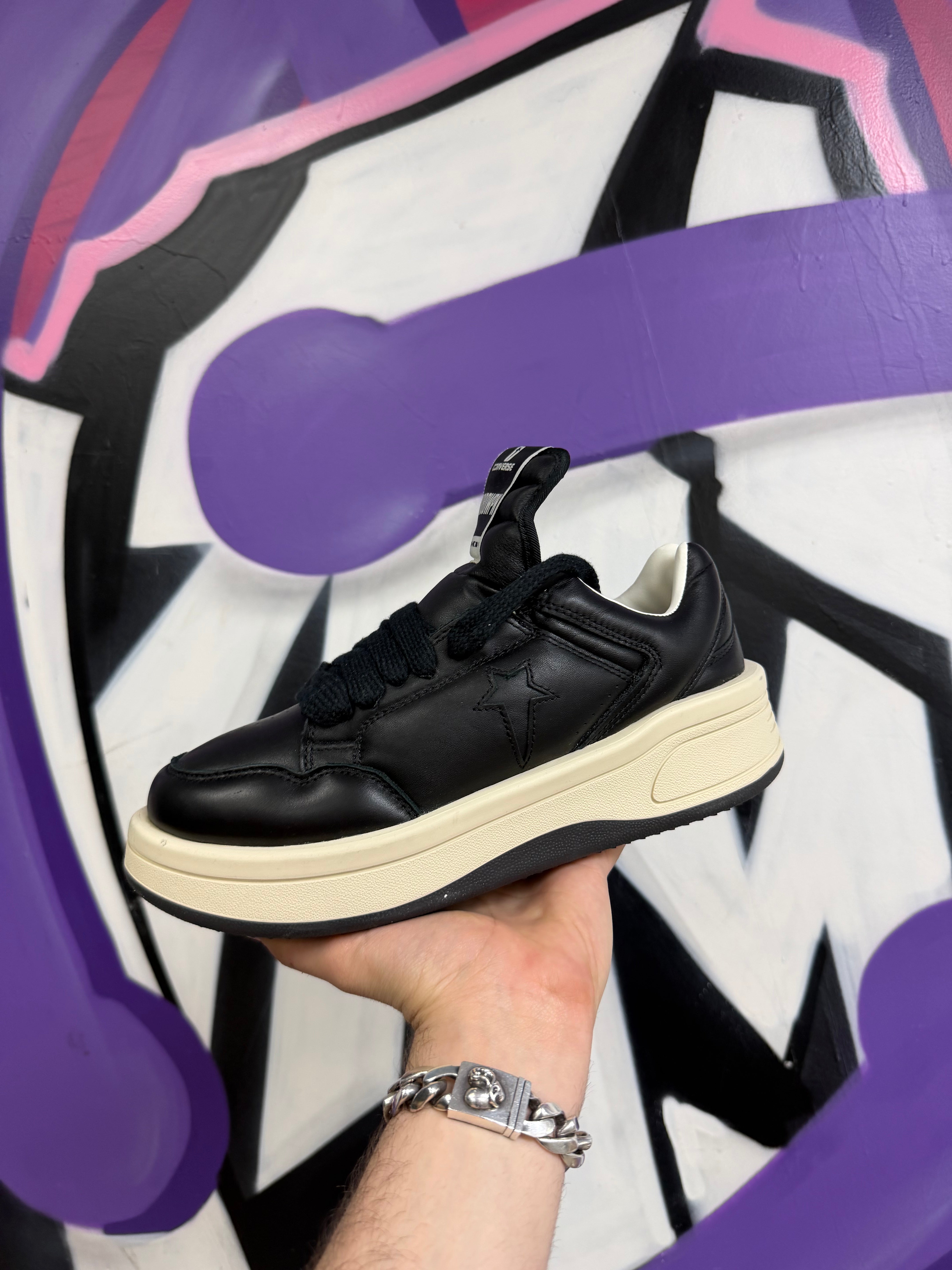 Rick Owens x Converse Black Turbowpn Sneakers