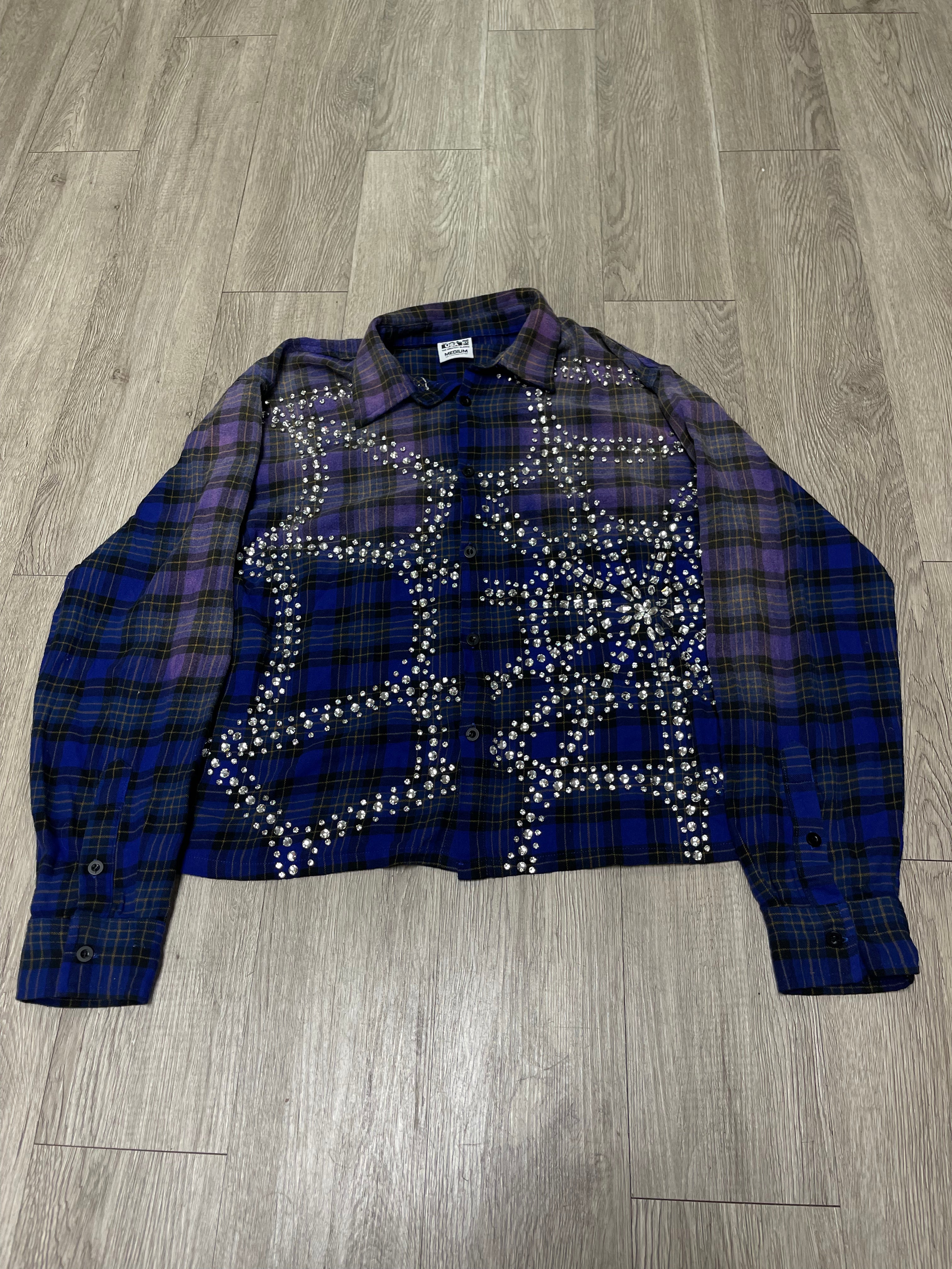 Vale Inferno Rhinestone Flannel