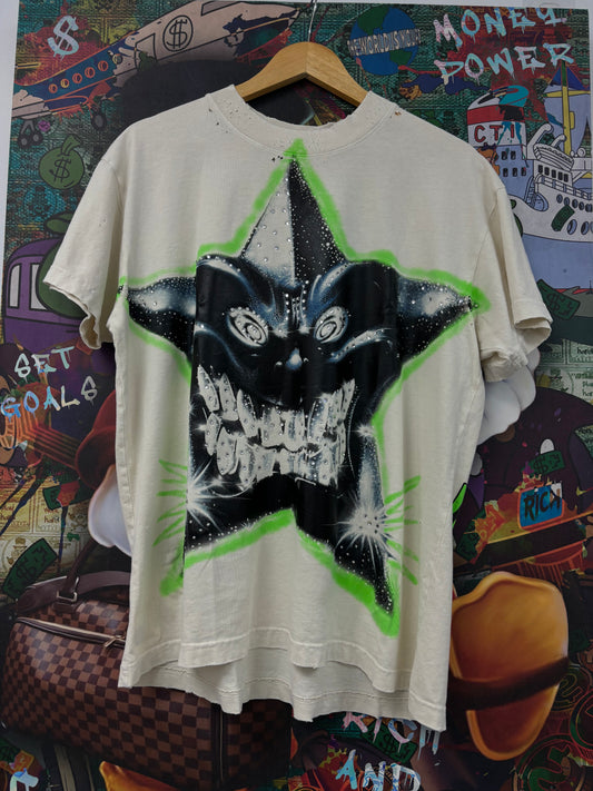 Hellstar Star Tee White New XS With Tags