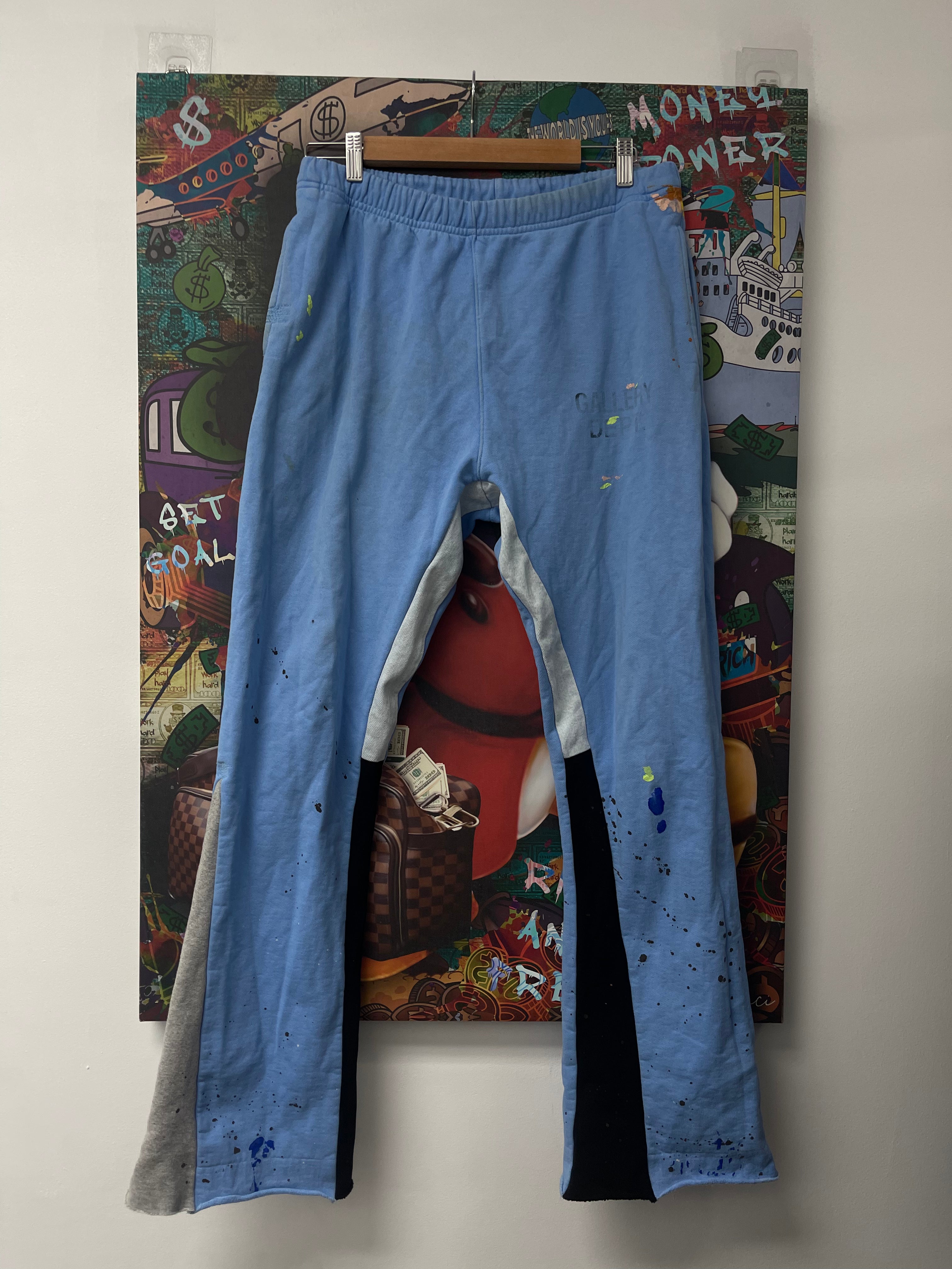 Gallery Dept Baby Blue Sweats Used