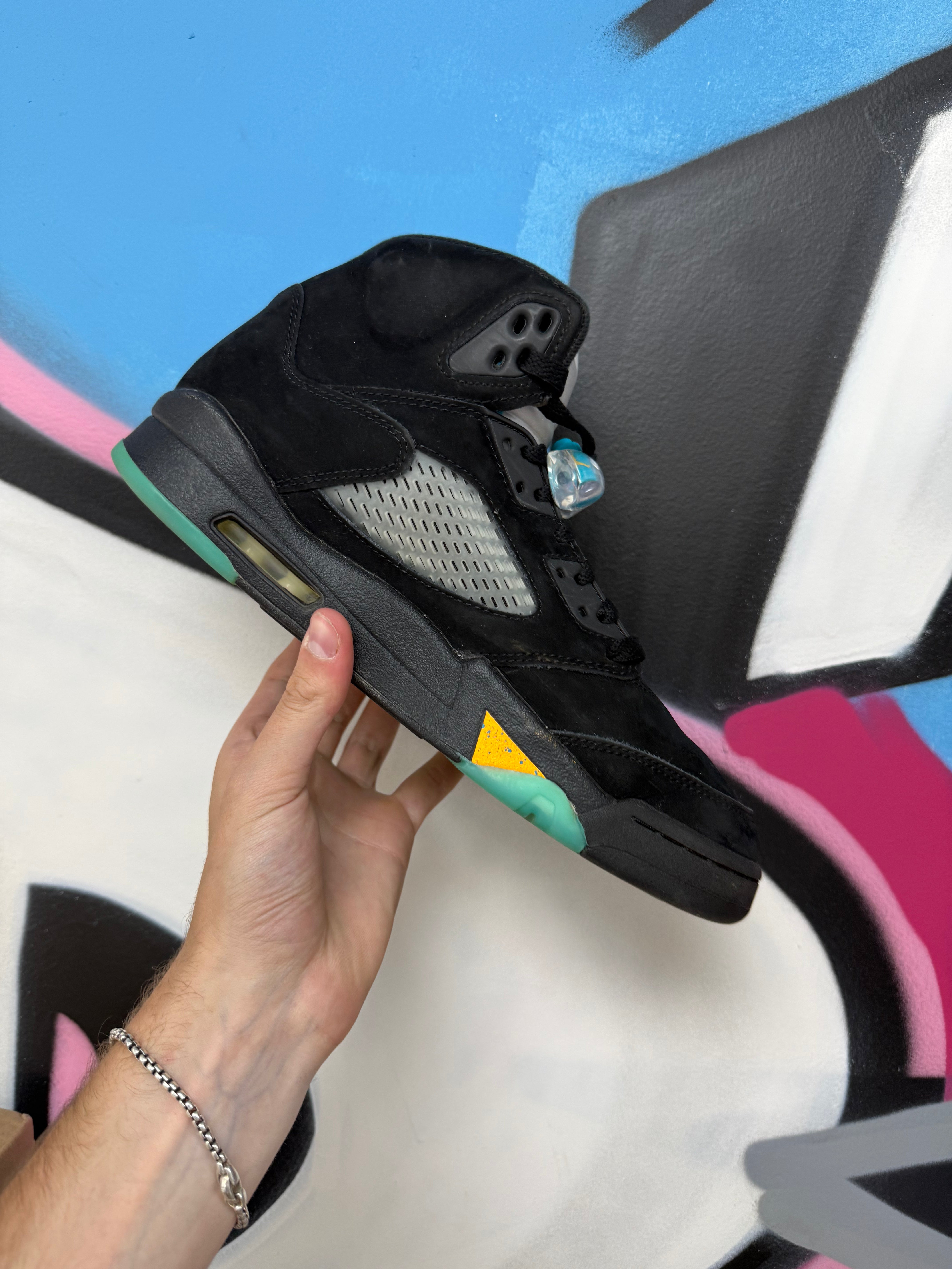 Jordan 5 Aqua (Flawed) Sneakers