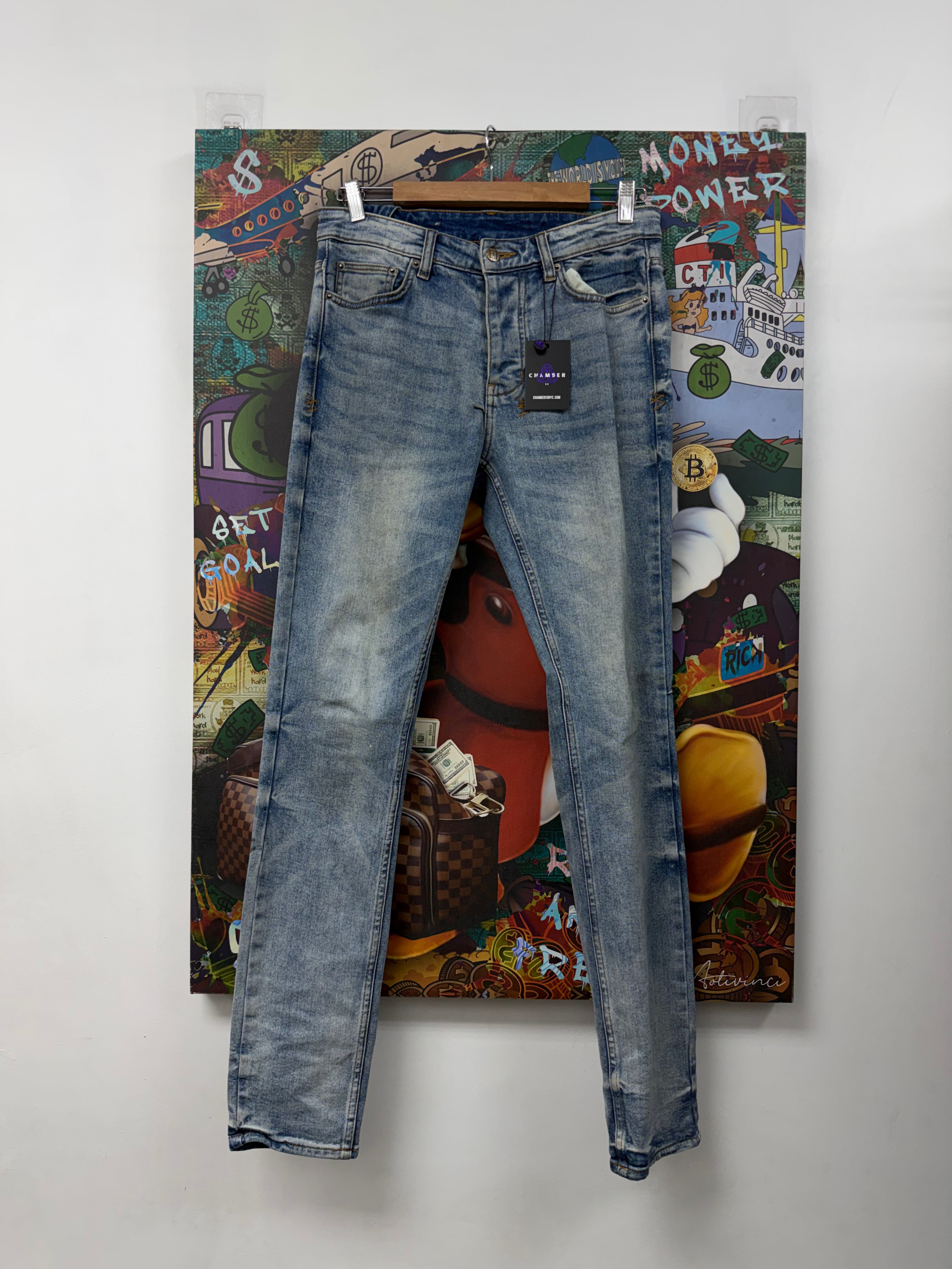 Ksubi Light Wash Plain Jeans