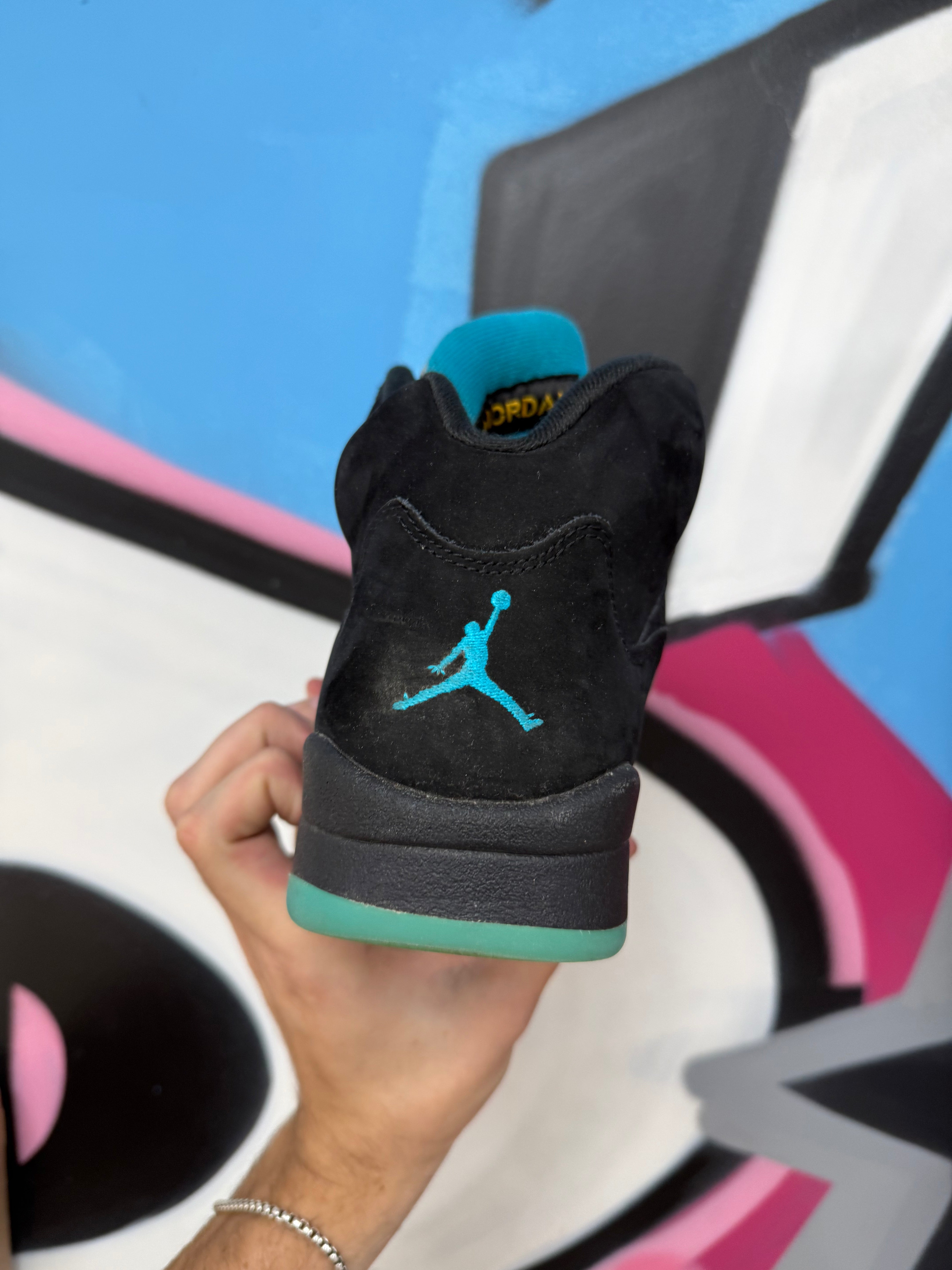 Jordan 5 Aqua (Flawed) Sneakers