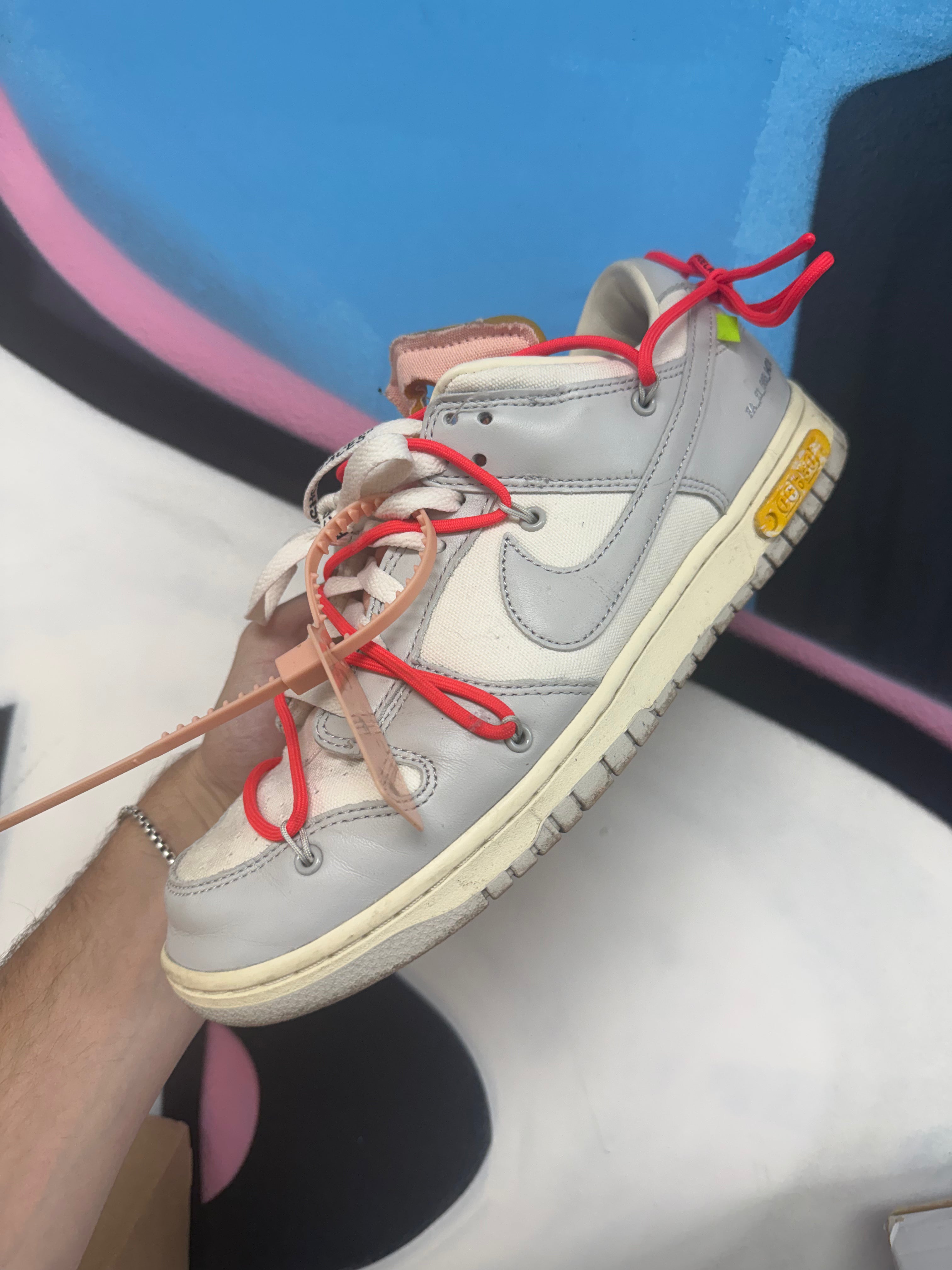 Nike Off White Dunk Low Lot 6 Sneakers