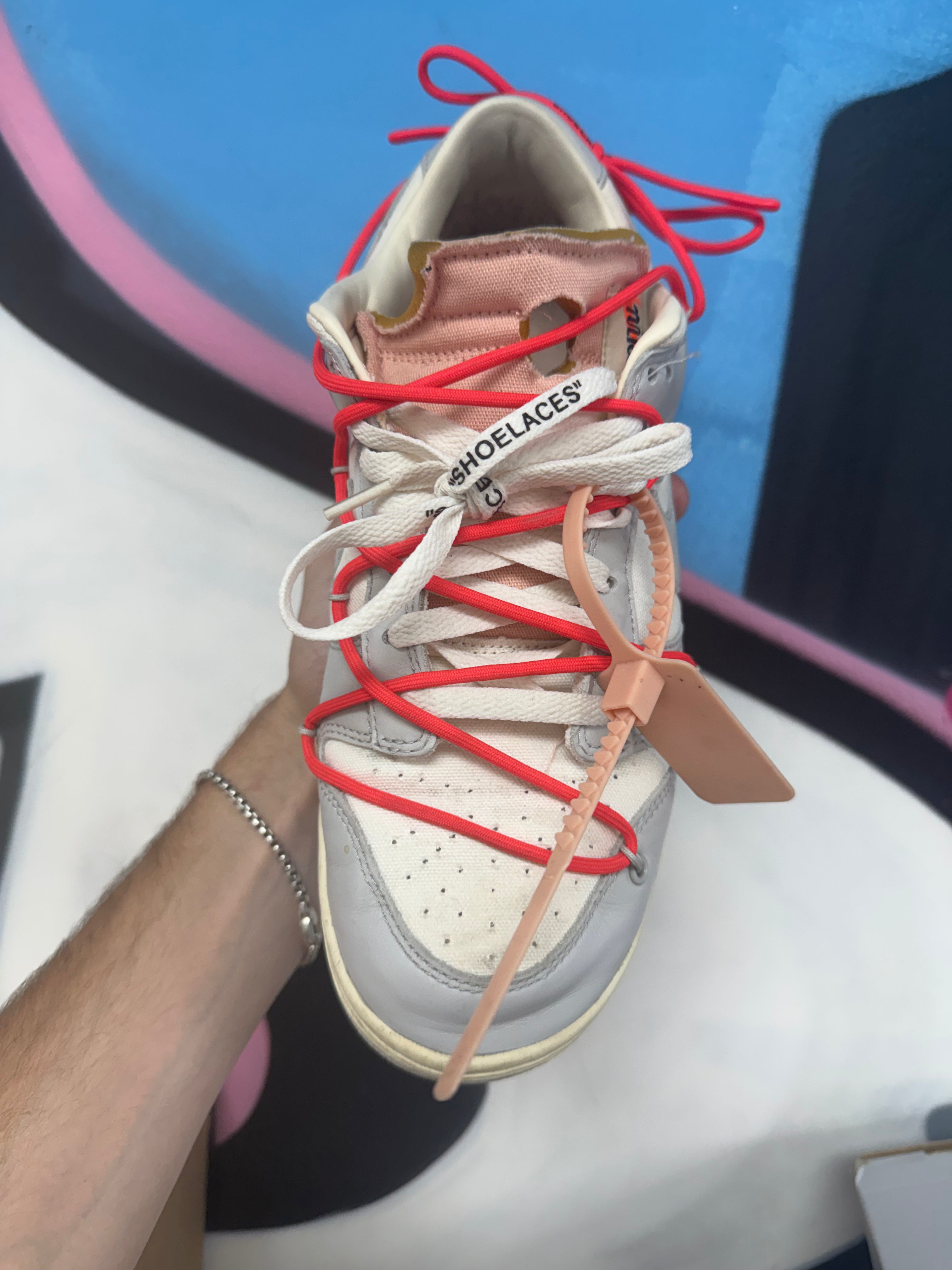 Nike Off White Dunk Low Lot 6 Sneakers