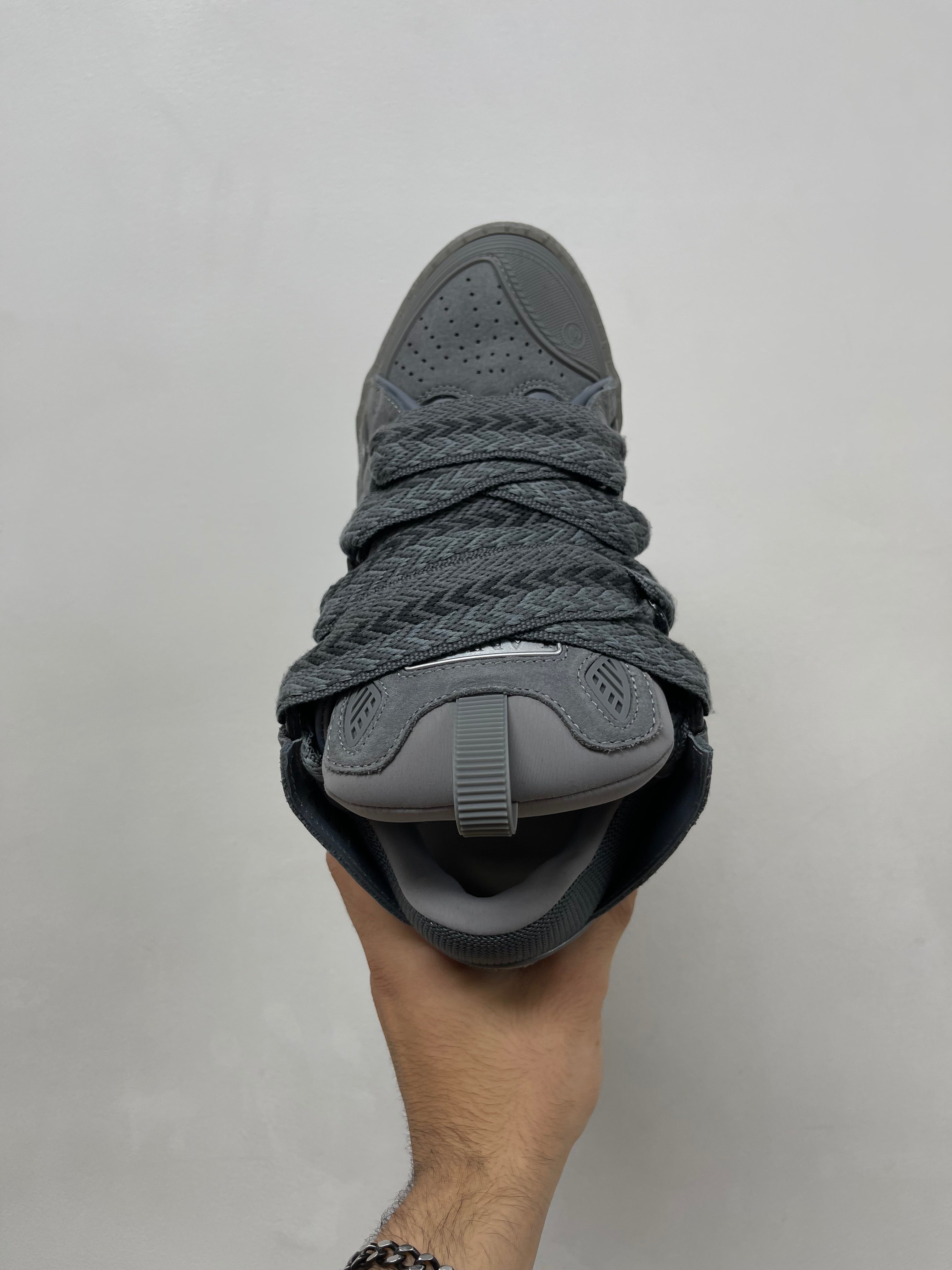 Lanvin Curb Stone Grey Curb Sneakers