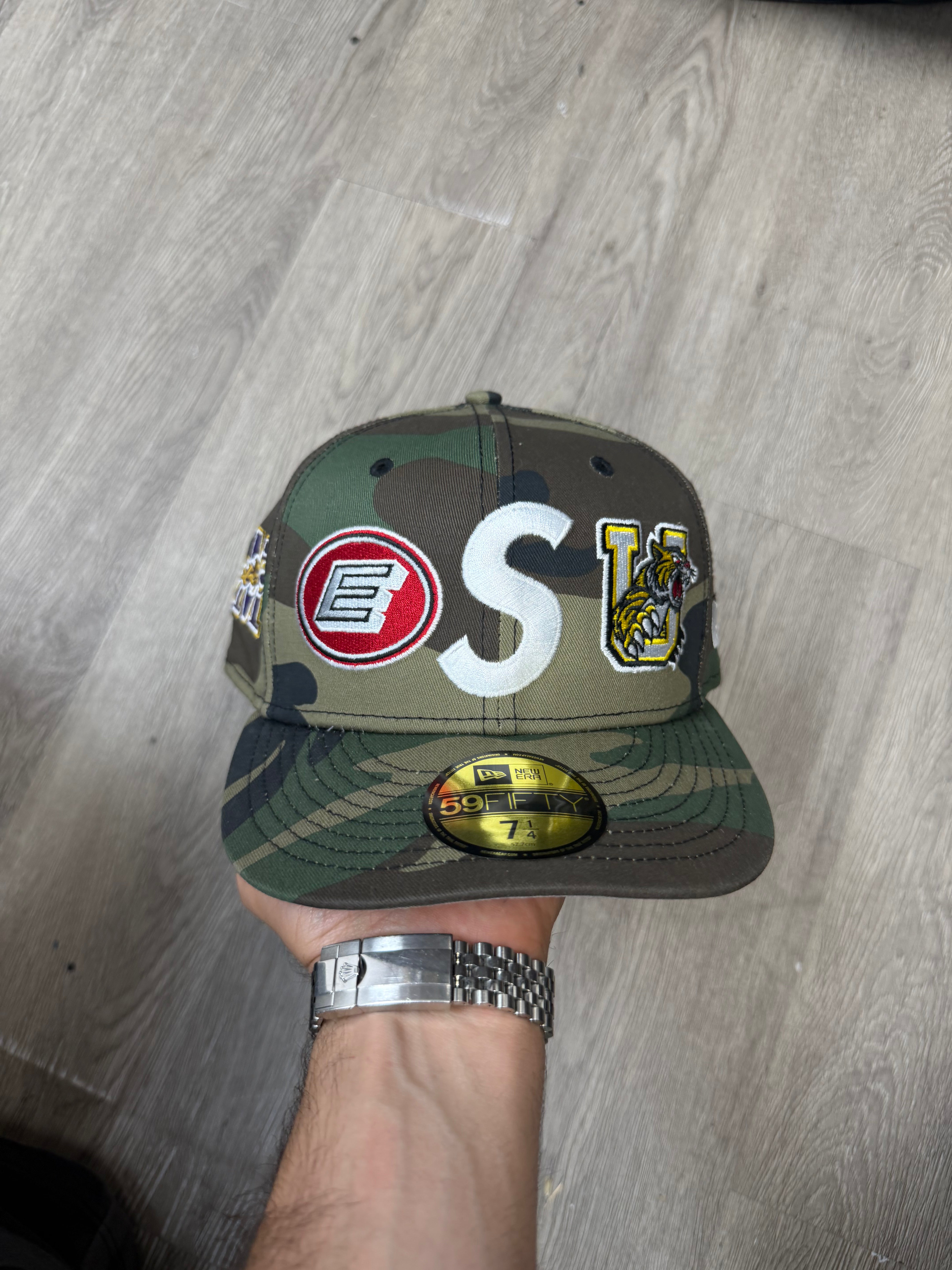 Supreme Camo Mascots Logo Hat