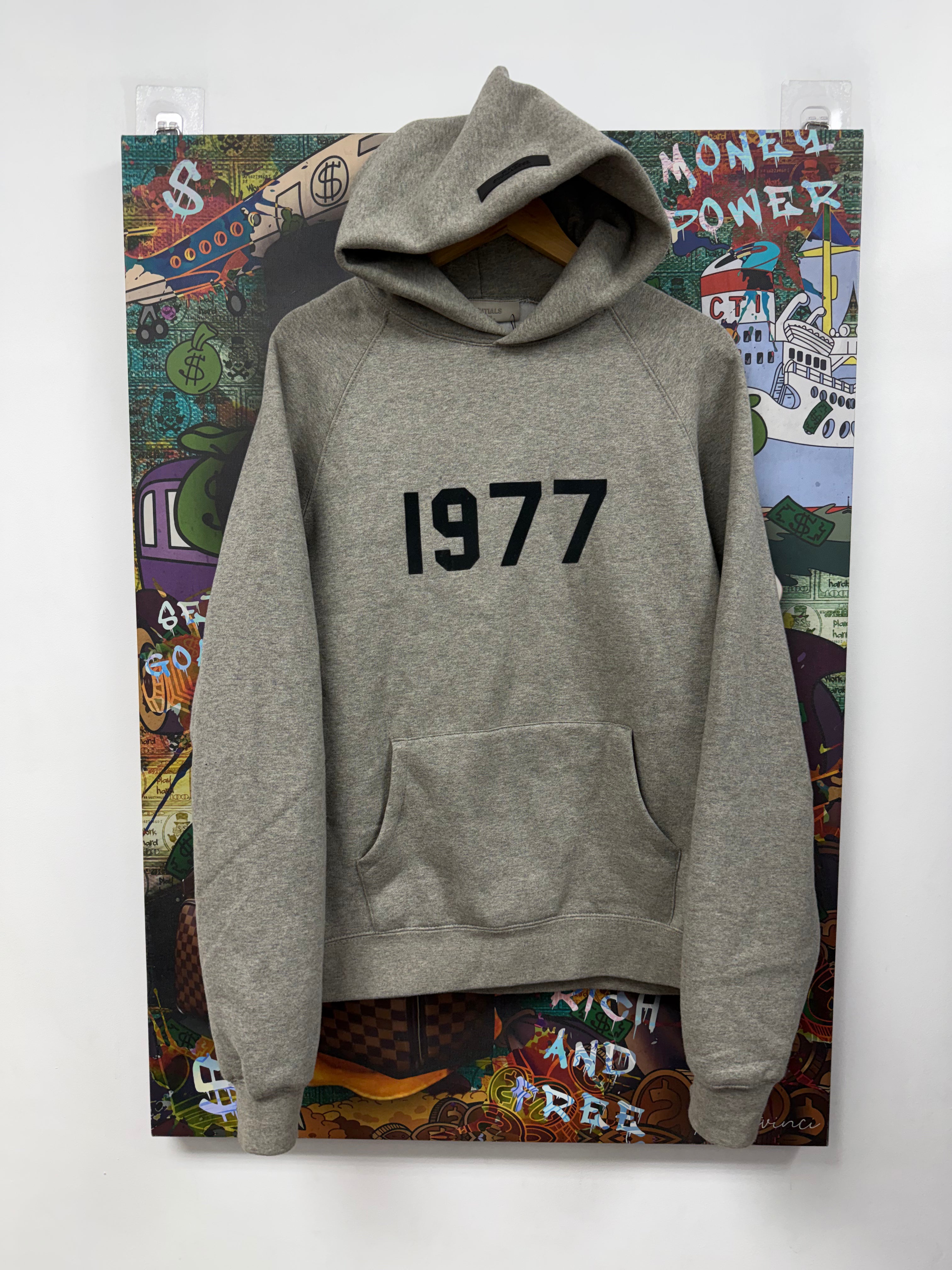 Essentials Dark Oatmeal 1977 Hoodie