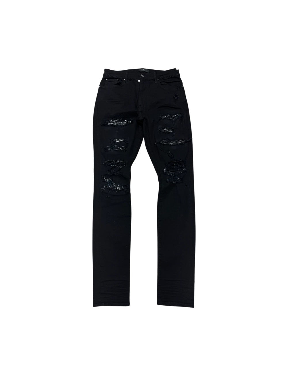 Amiri Crystal Swarovski Black Jeans