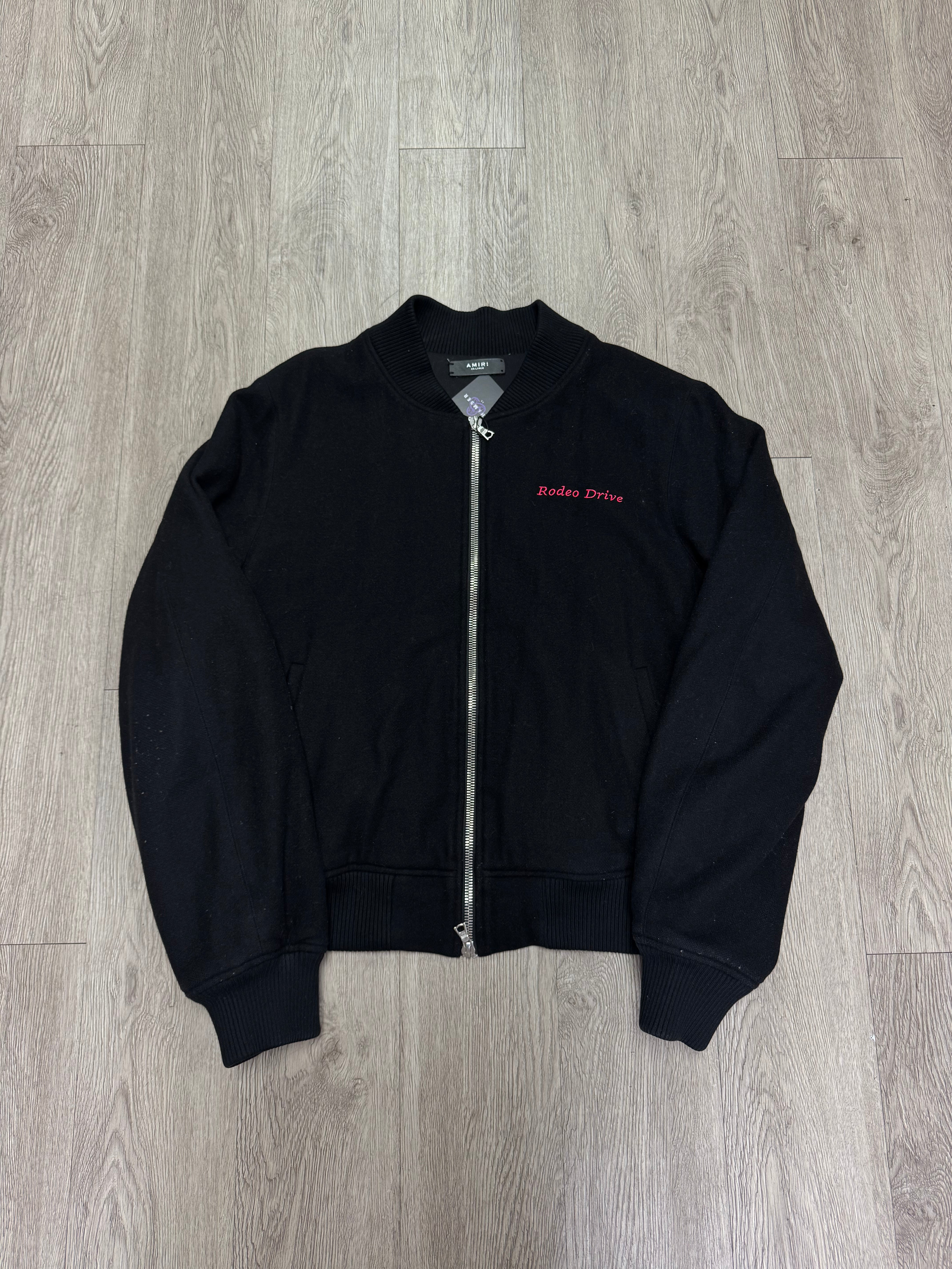 Amiri Black Multi Beverly Hills Varsity Jacket