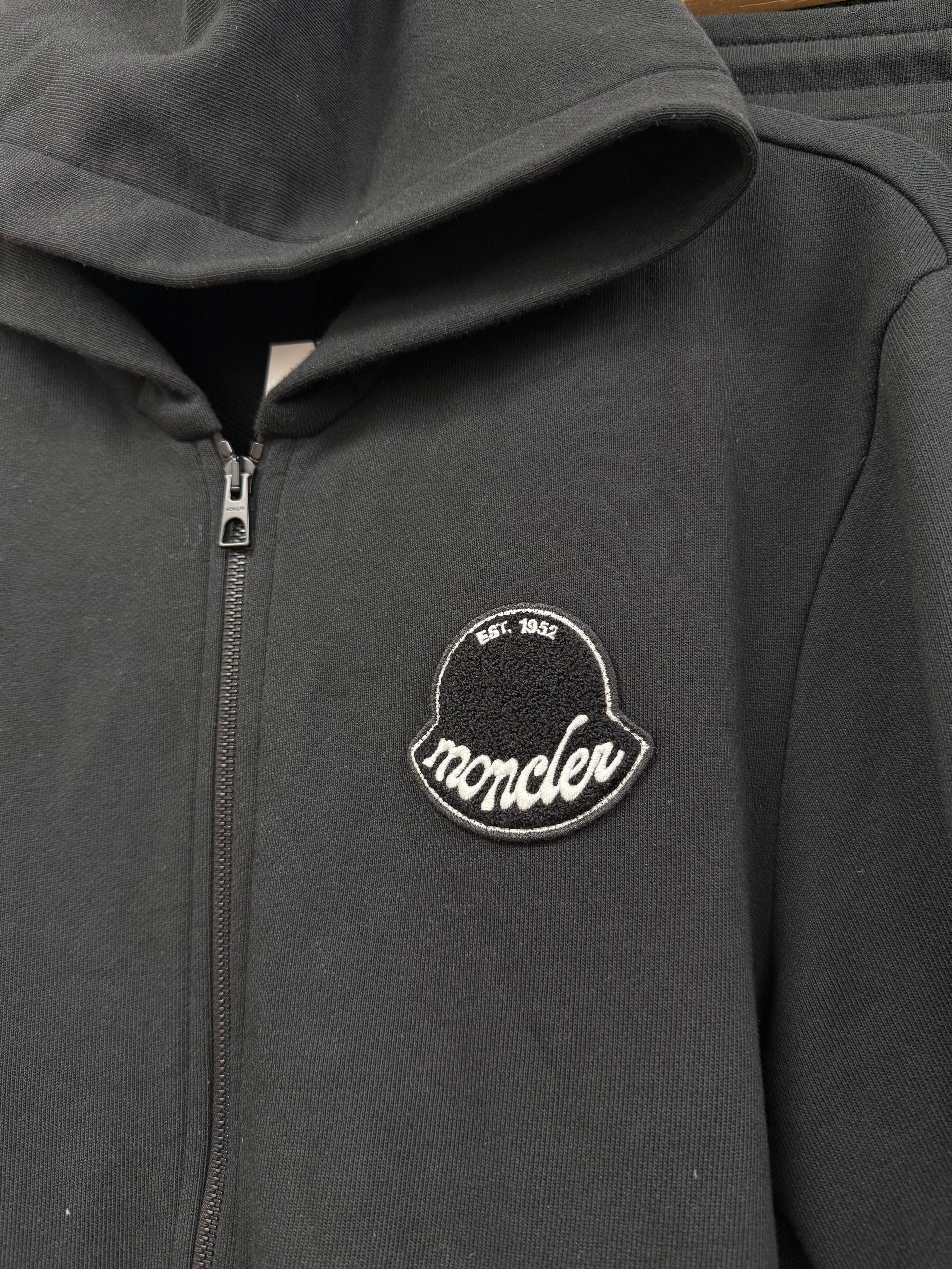 Moncler Black White Logo Sweatsuit