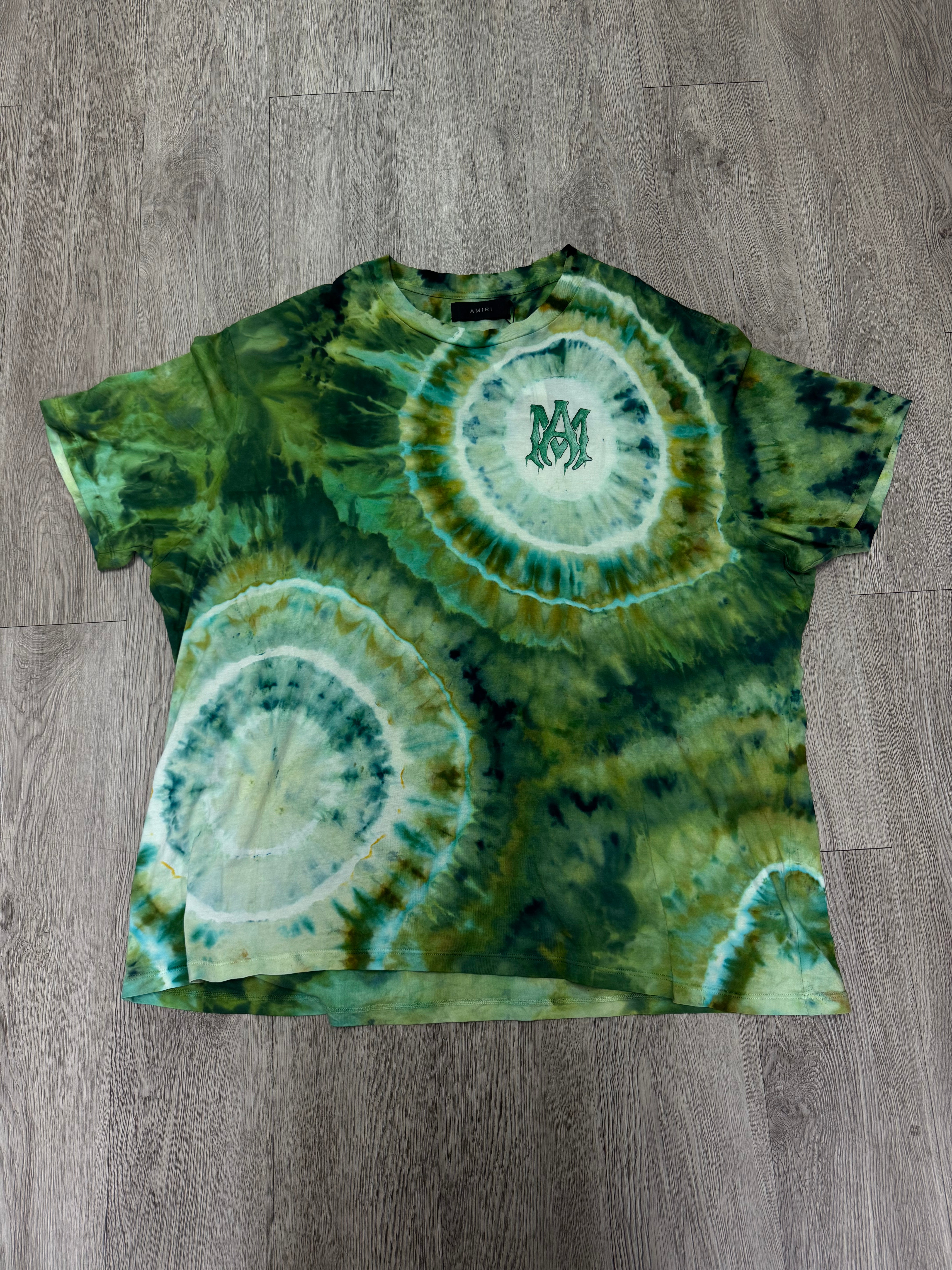 Amiri Green Tie Dye Tee
