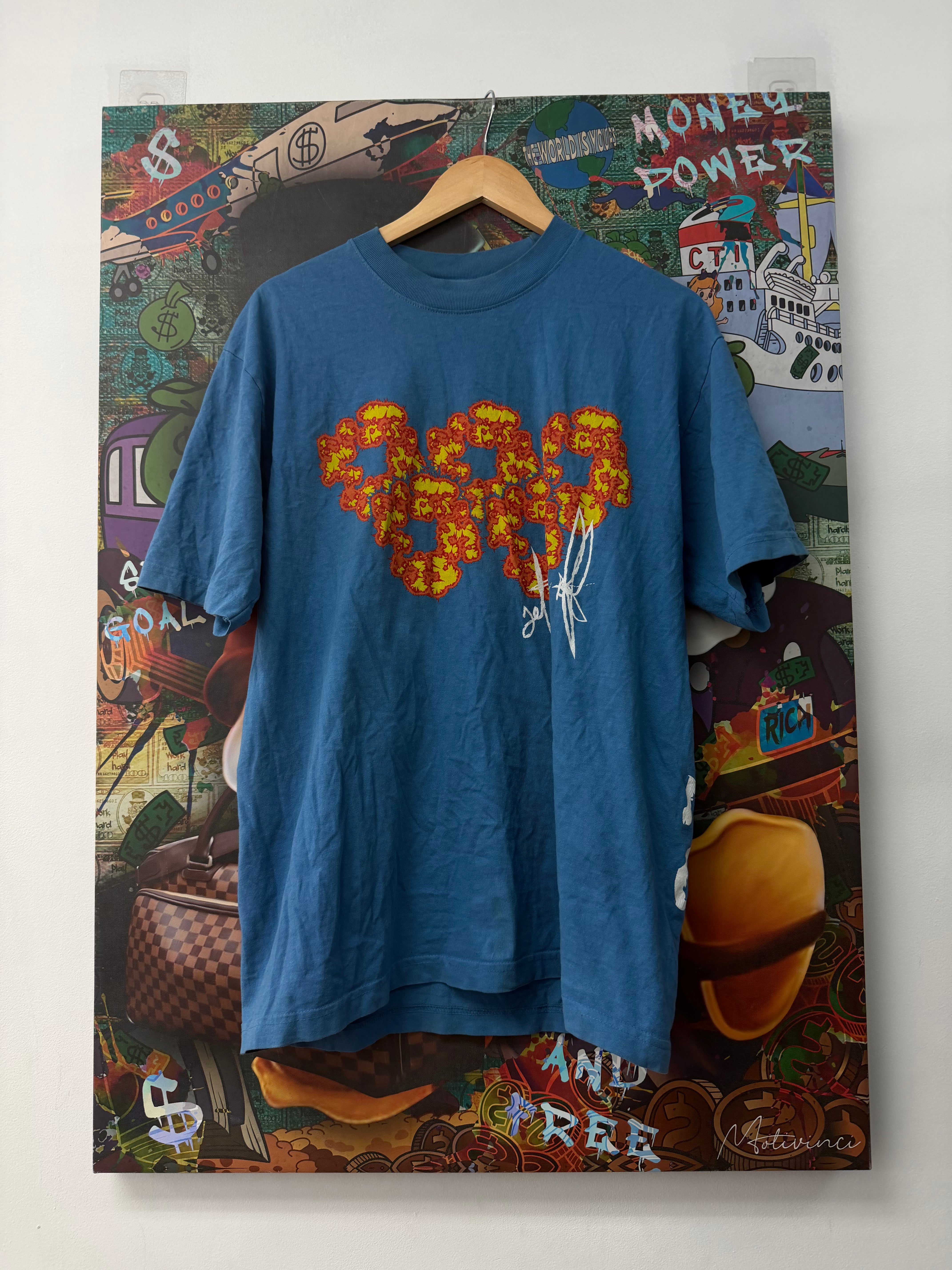 Denim Tears Blue Offset Tee