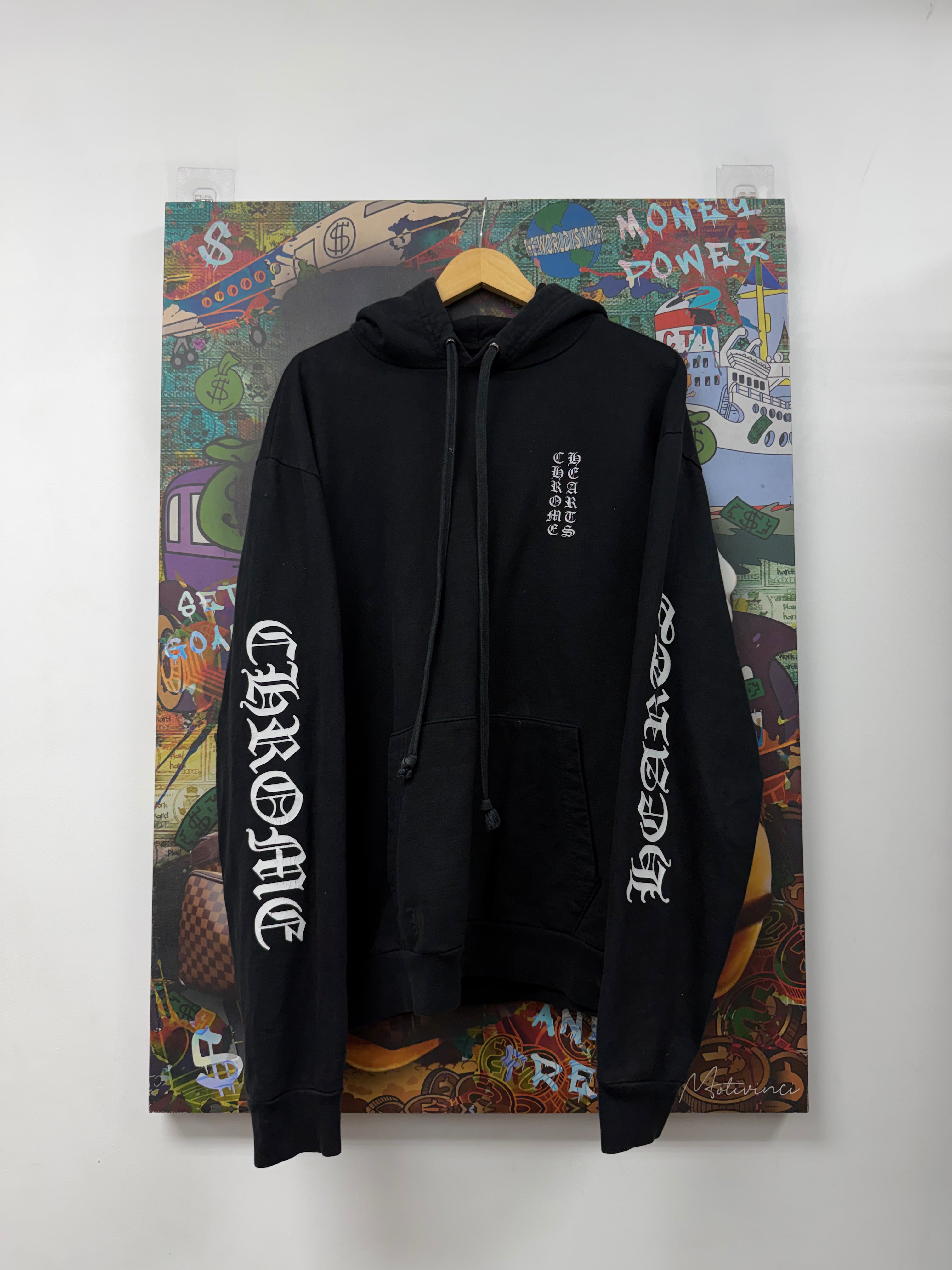 Chrome Hearts Black T-Bar Hoodie