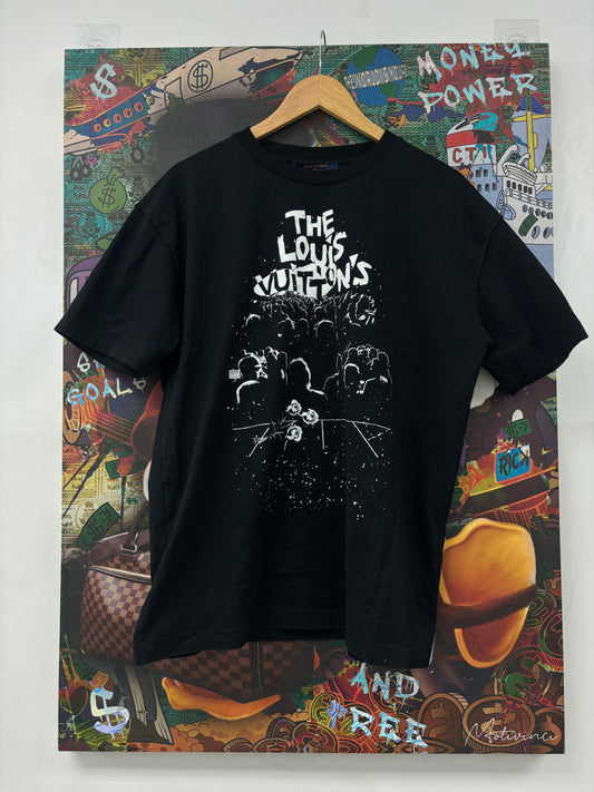 LV The Louis Vuitton's Tee Black Used XL N/A