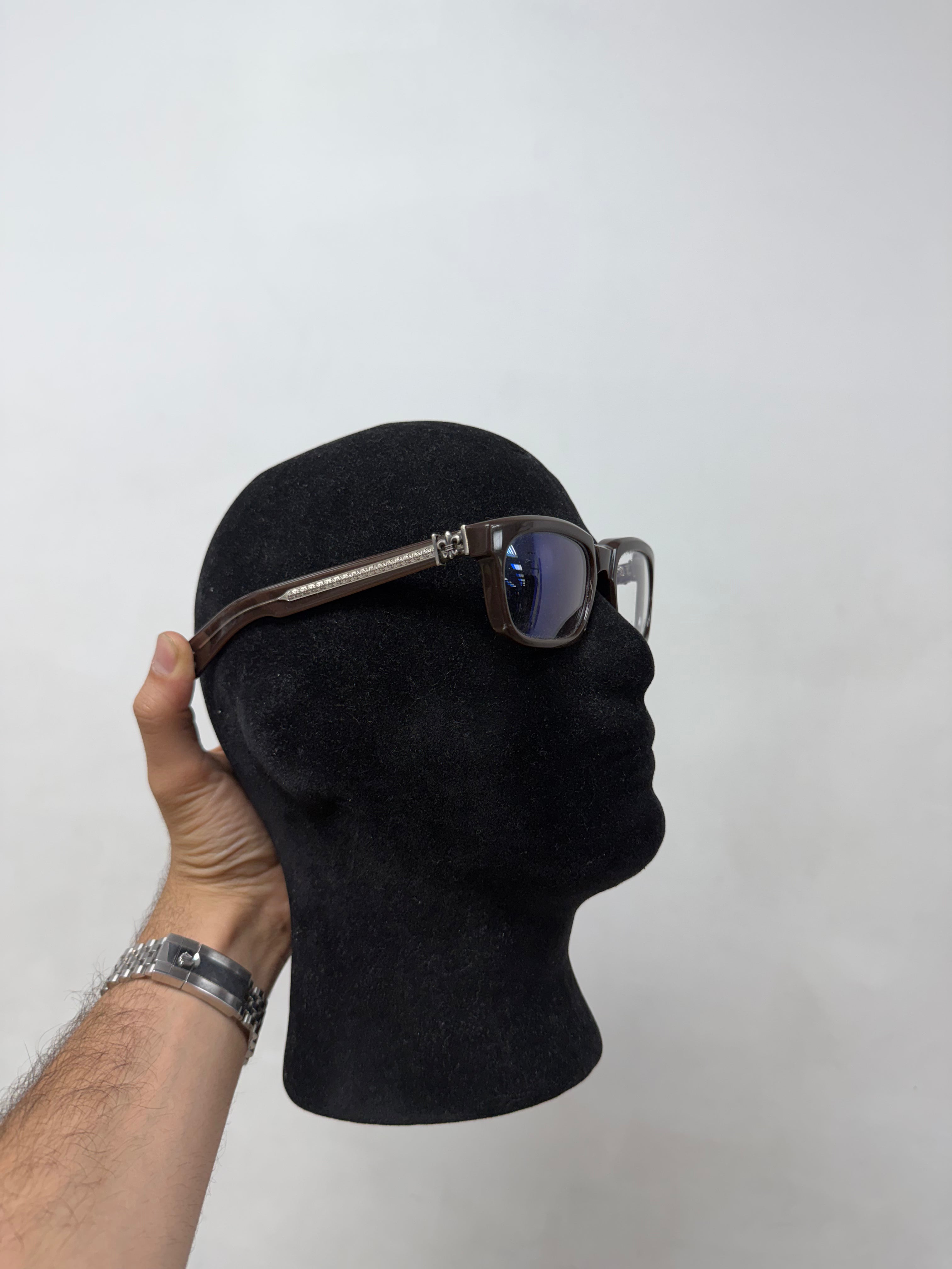 Chrome Hearts Brown See You In Tea Glasses