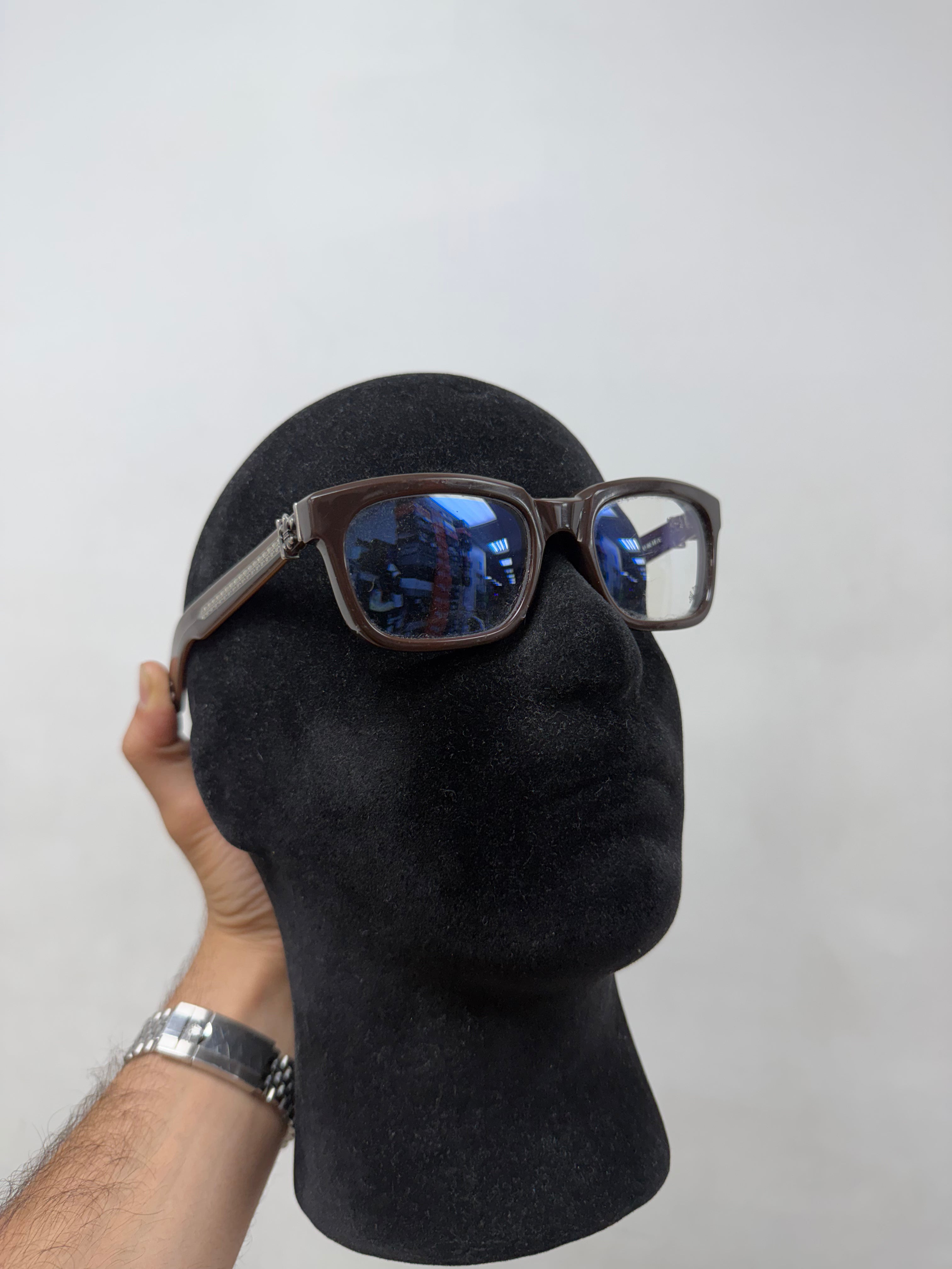 Chrome Hearts Brown See You In Tea Glasses