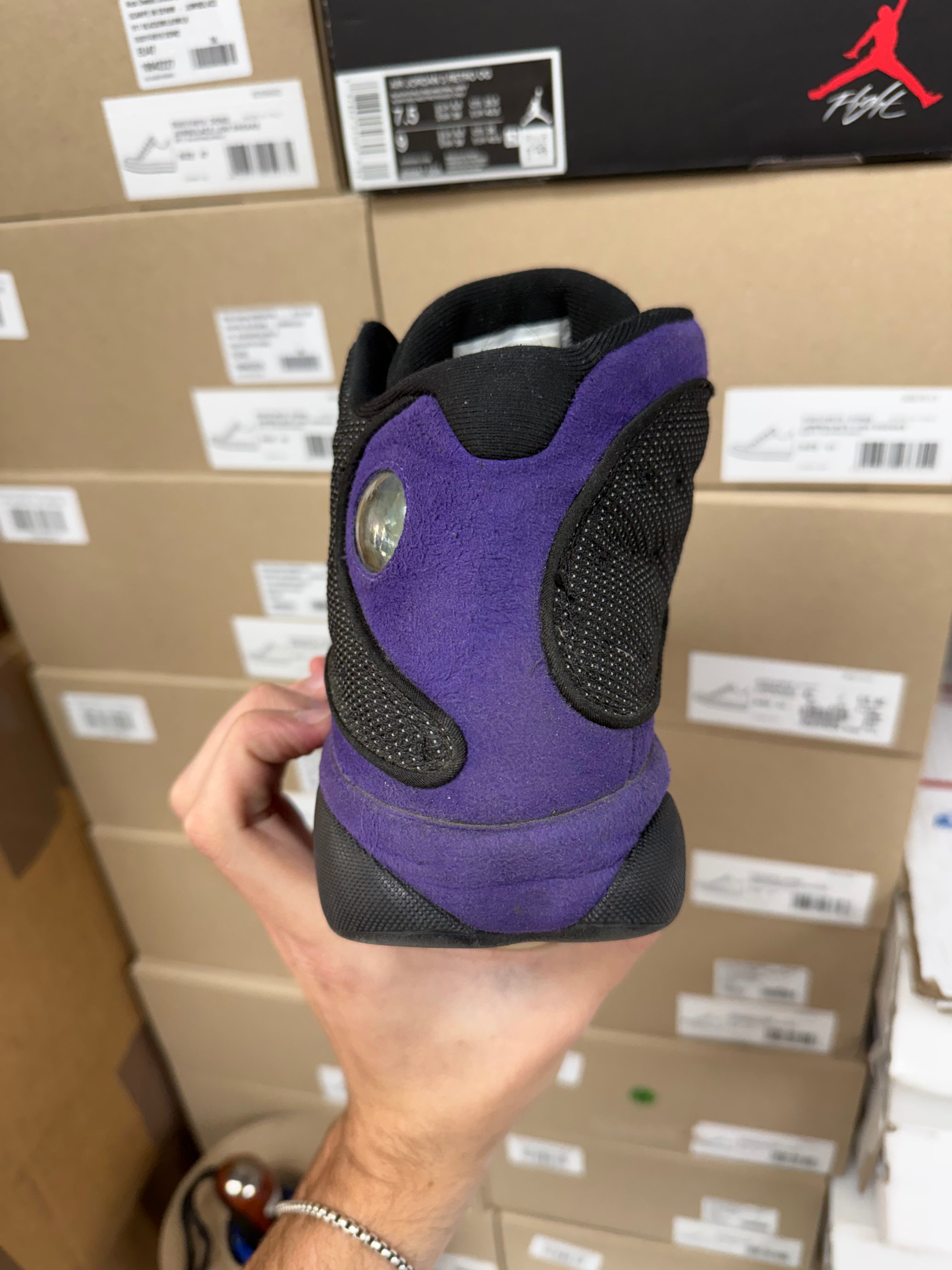 Jordan 13 Court Purple Sneakers