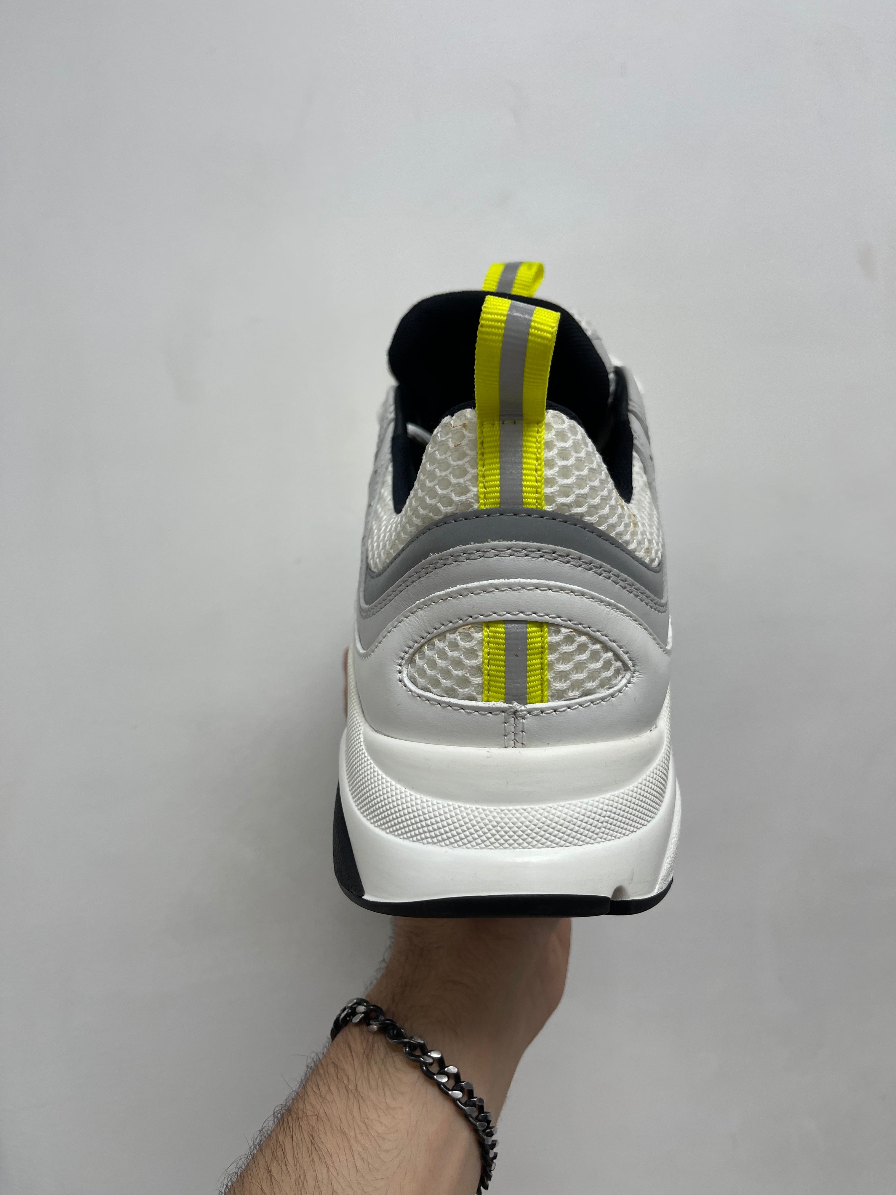 Dior B22 Lime White Sneakers