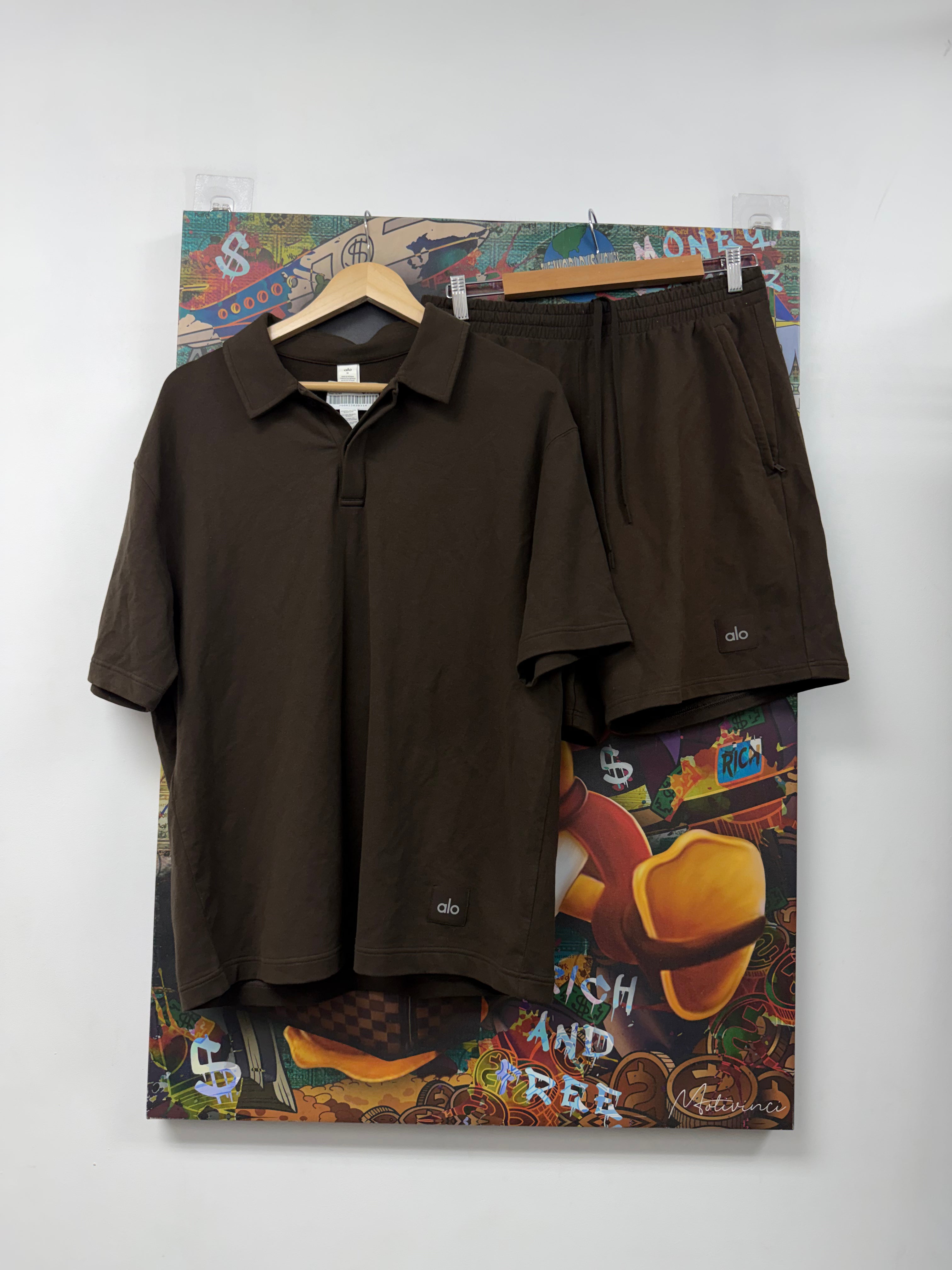 Alo Brown Short Set