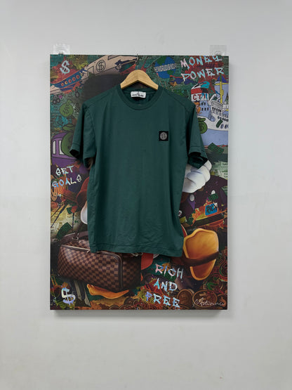 Stone Island Tee Green Used Small