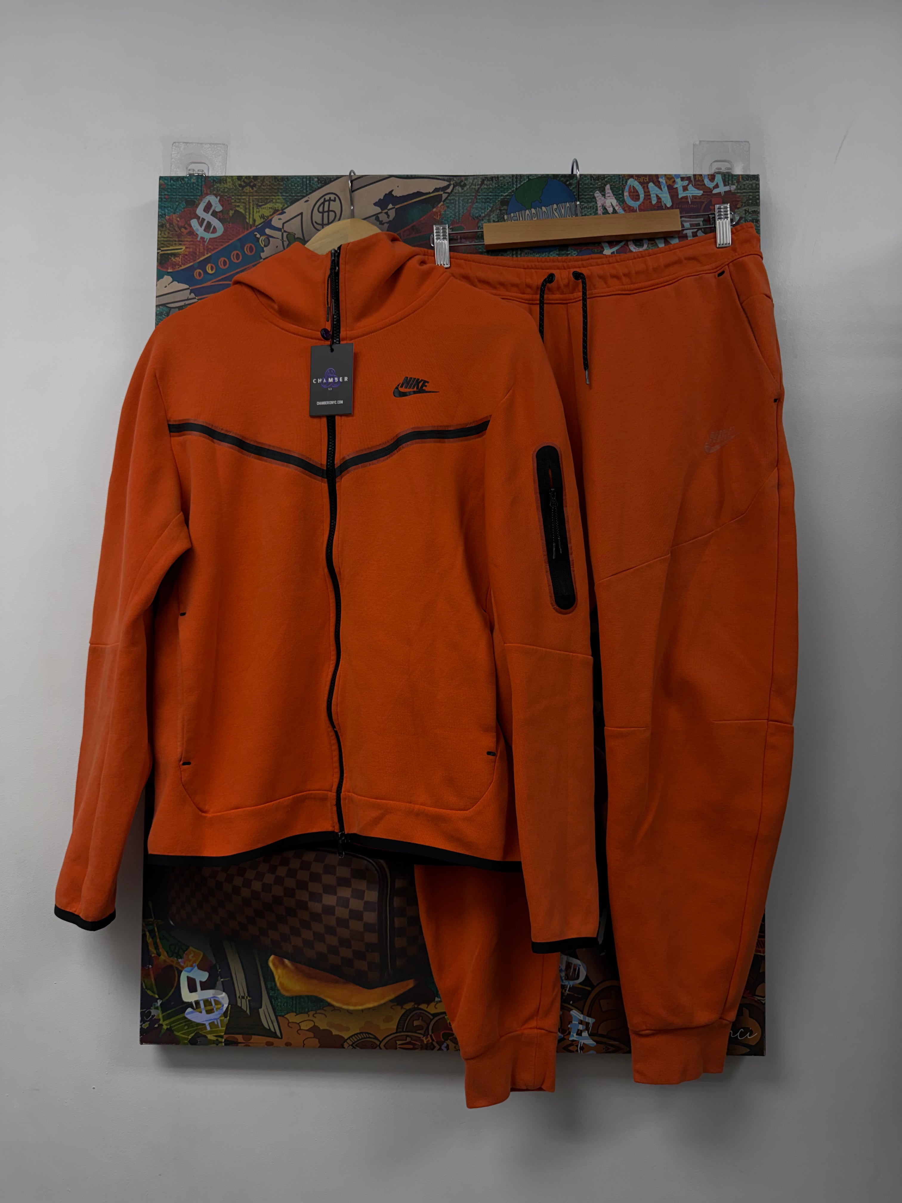 Nike Orange Tech Sweatsuit