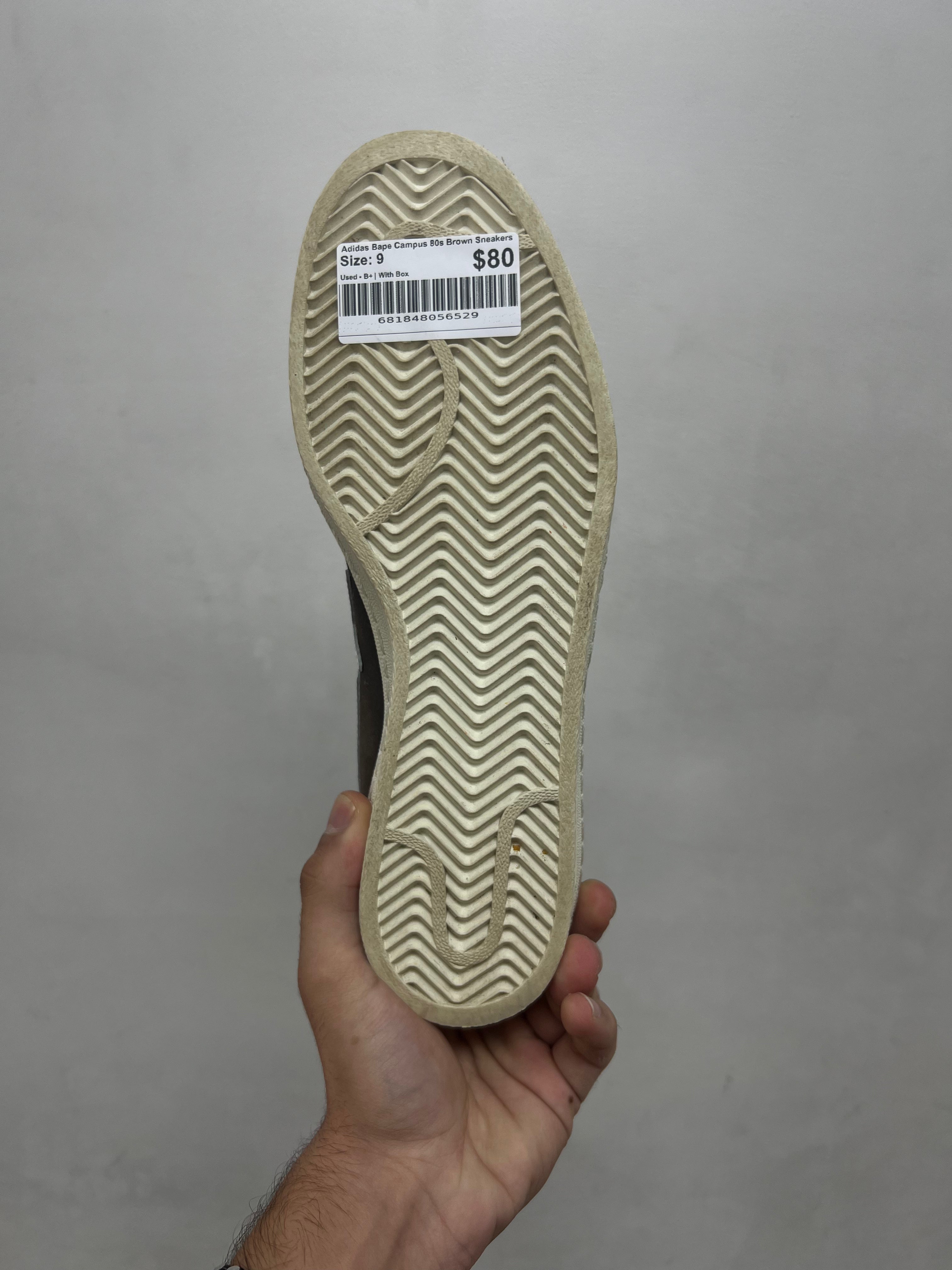 Adidas Bape Campus 80s Brown Sneakers