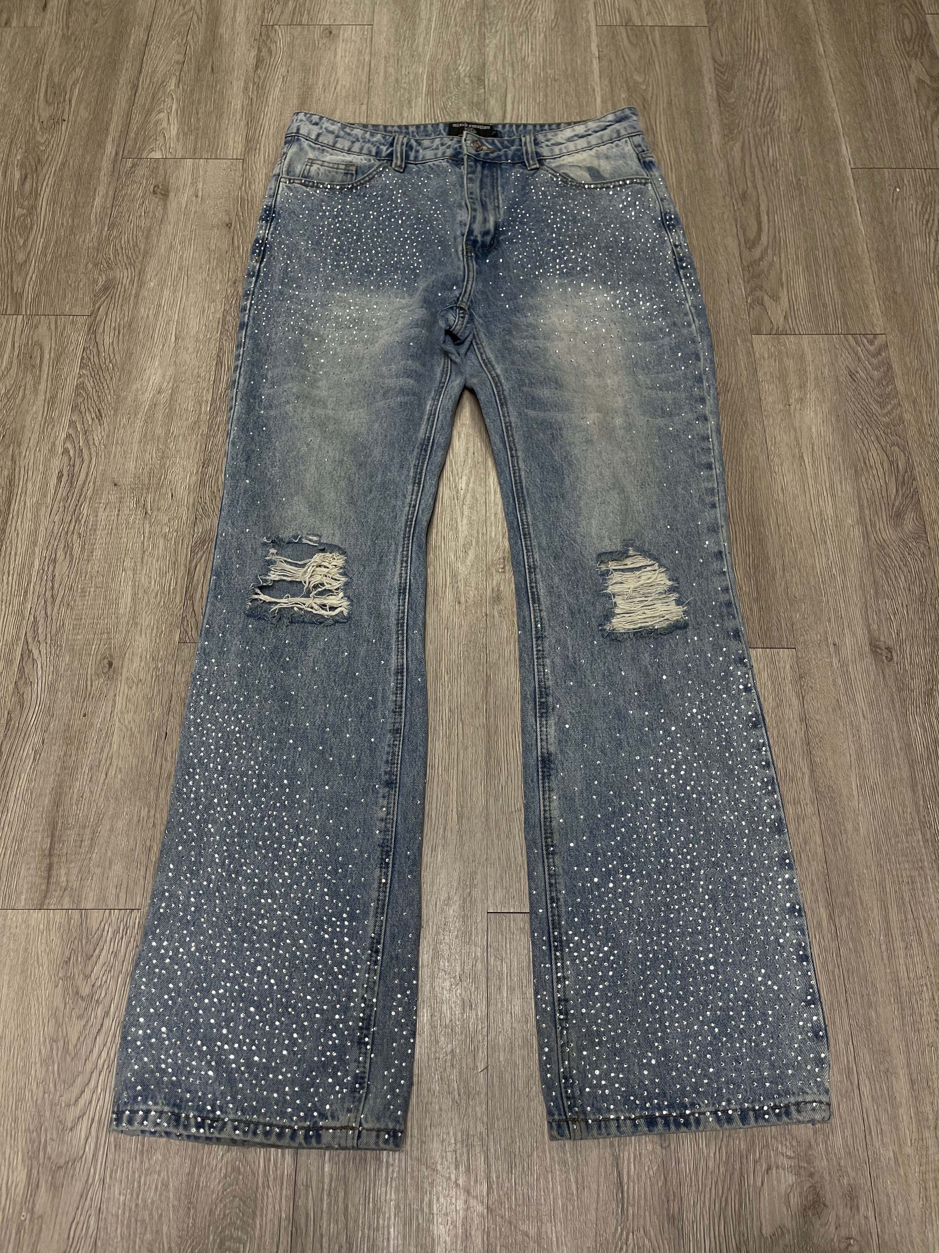 Mixed Emotions ME Rhinestone Jeans