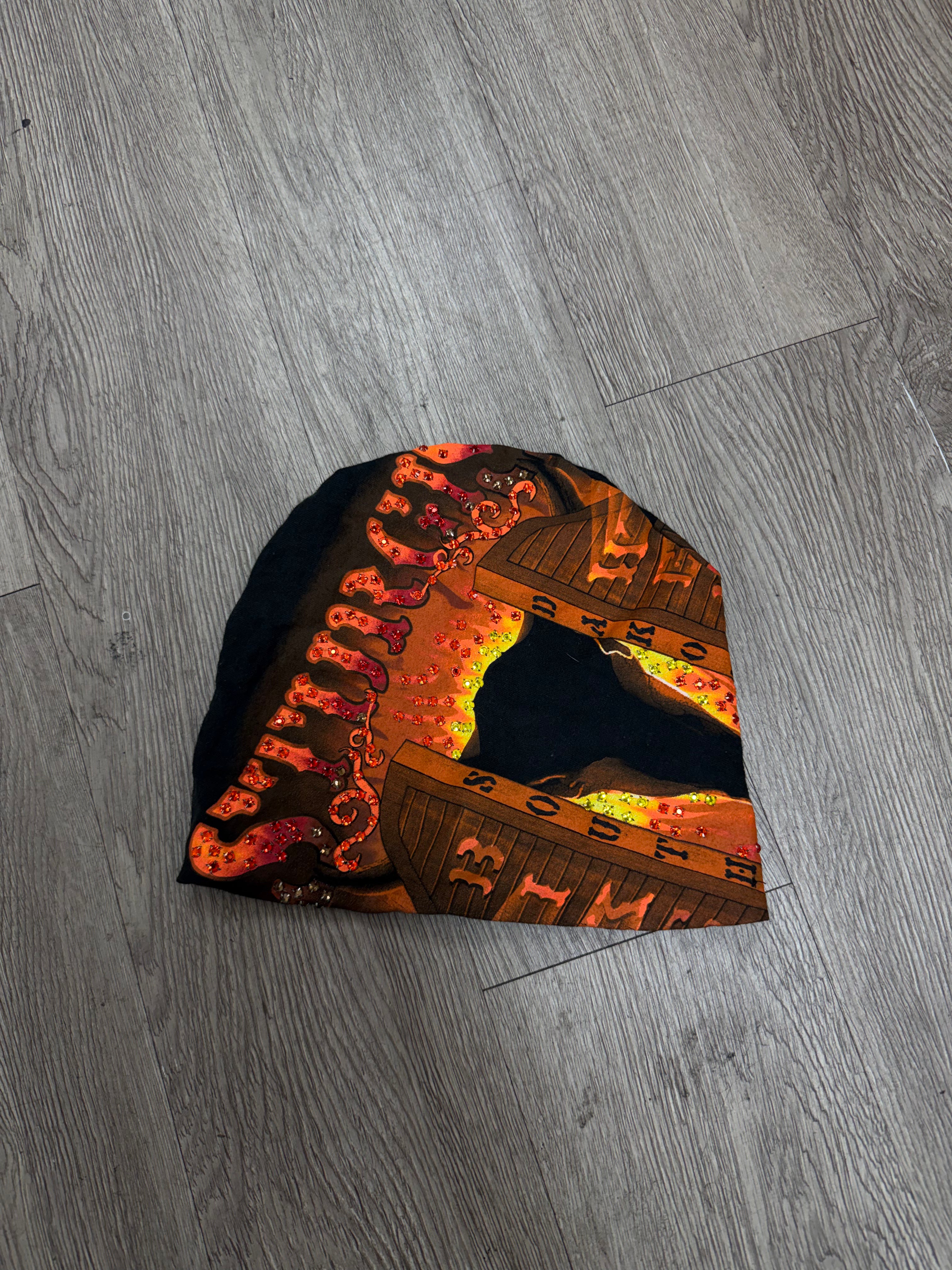 Bossi Black Orange Sturgis Beanie