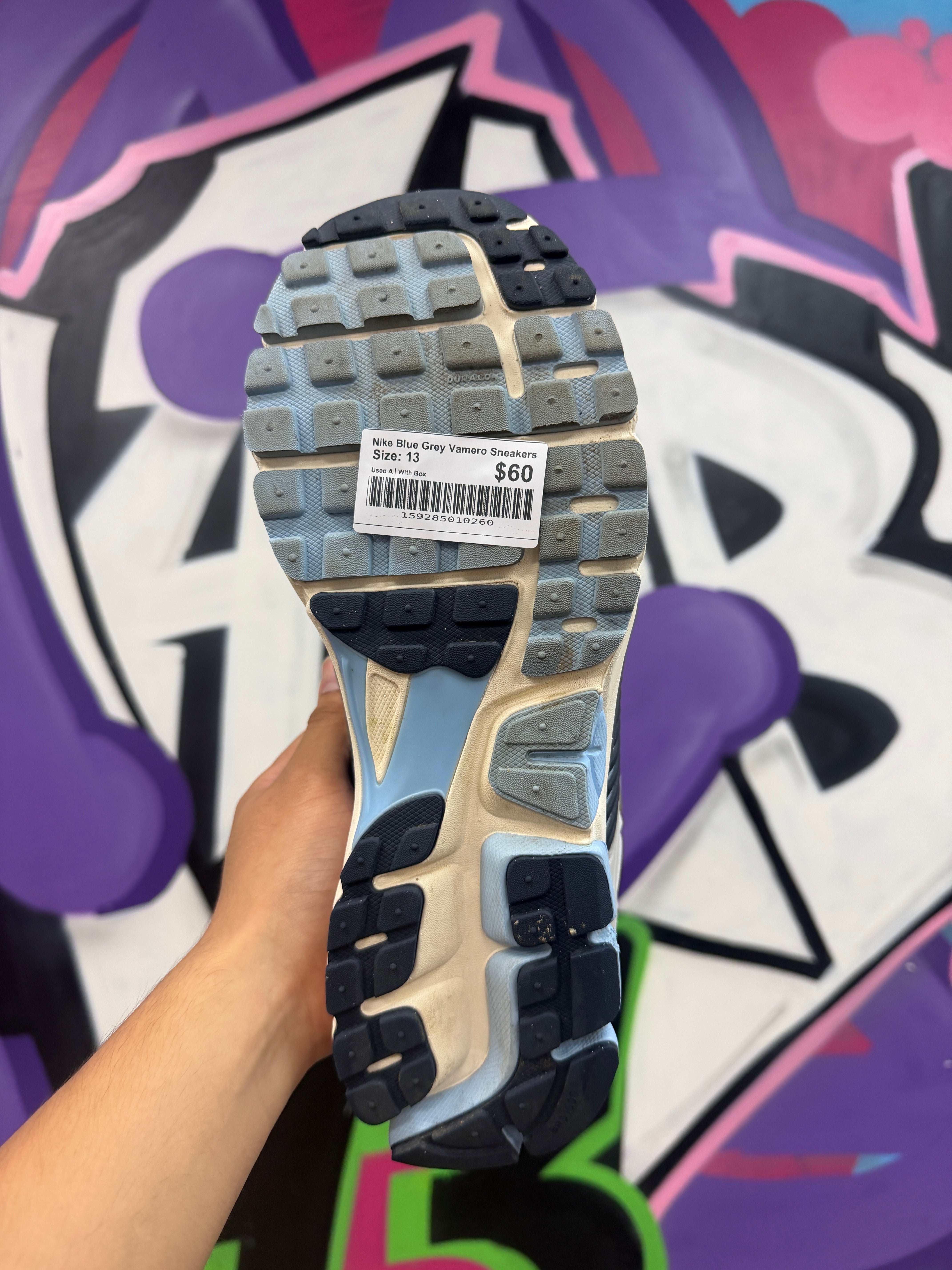 Nike Blue Grey Vamero Sneakers