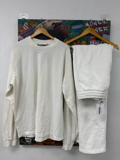 Hellstar All White Sweatsuit Used Xl N/A