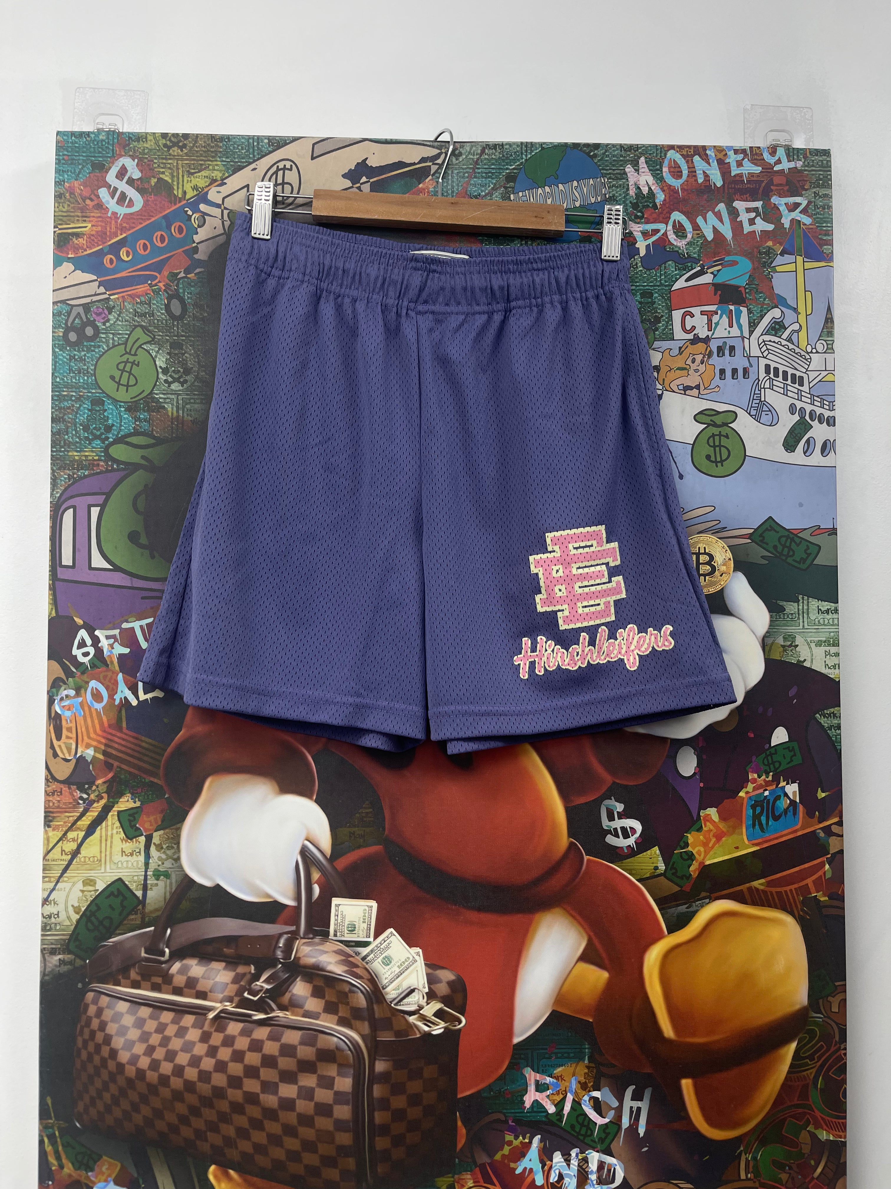 Eric Emanuel Lilac Pink Hirshleifers Shorts