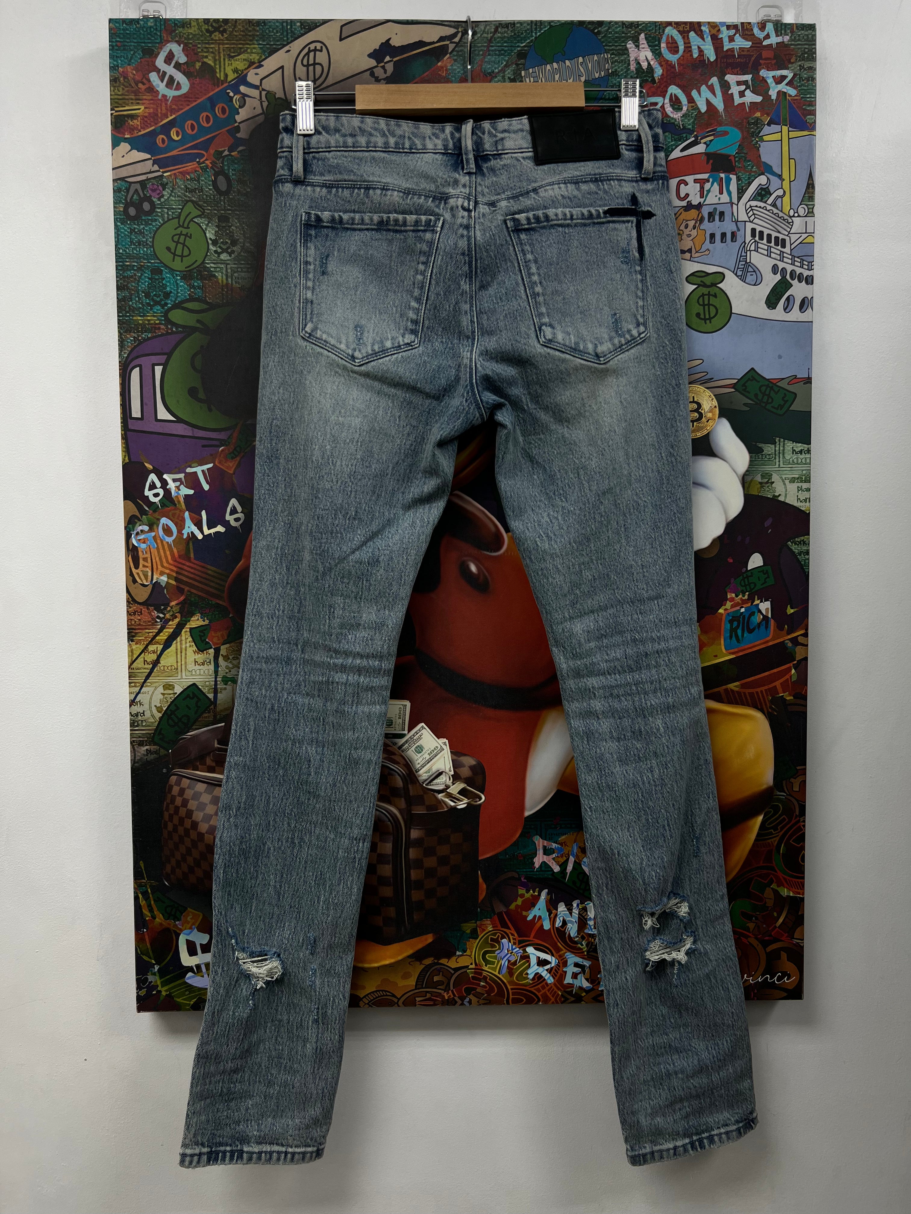 RTA Light Wash Bryant Skinny Jeans