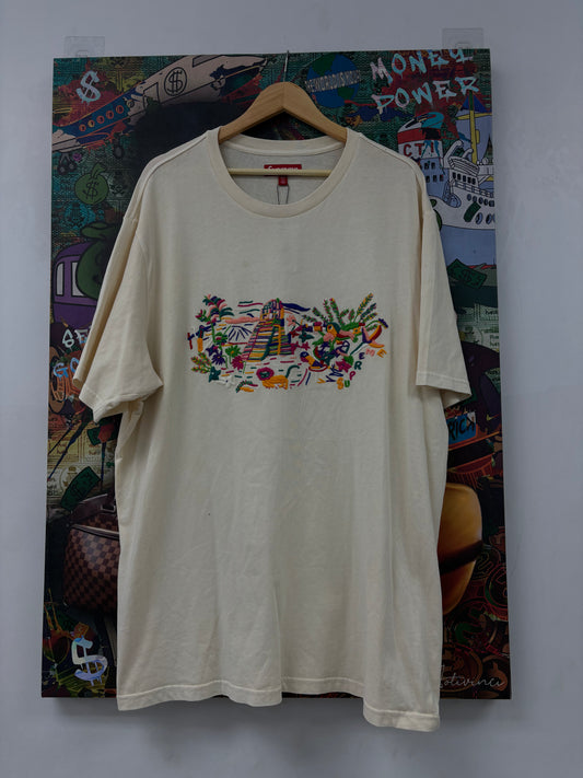 Supreme Snitched Tee Cream Used XXL N/A
