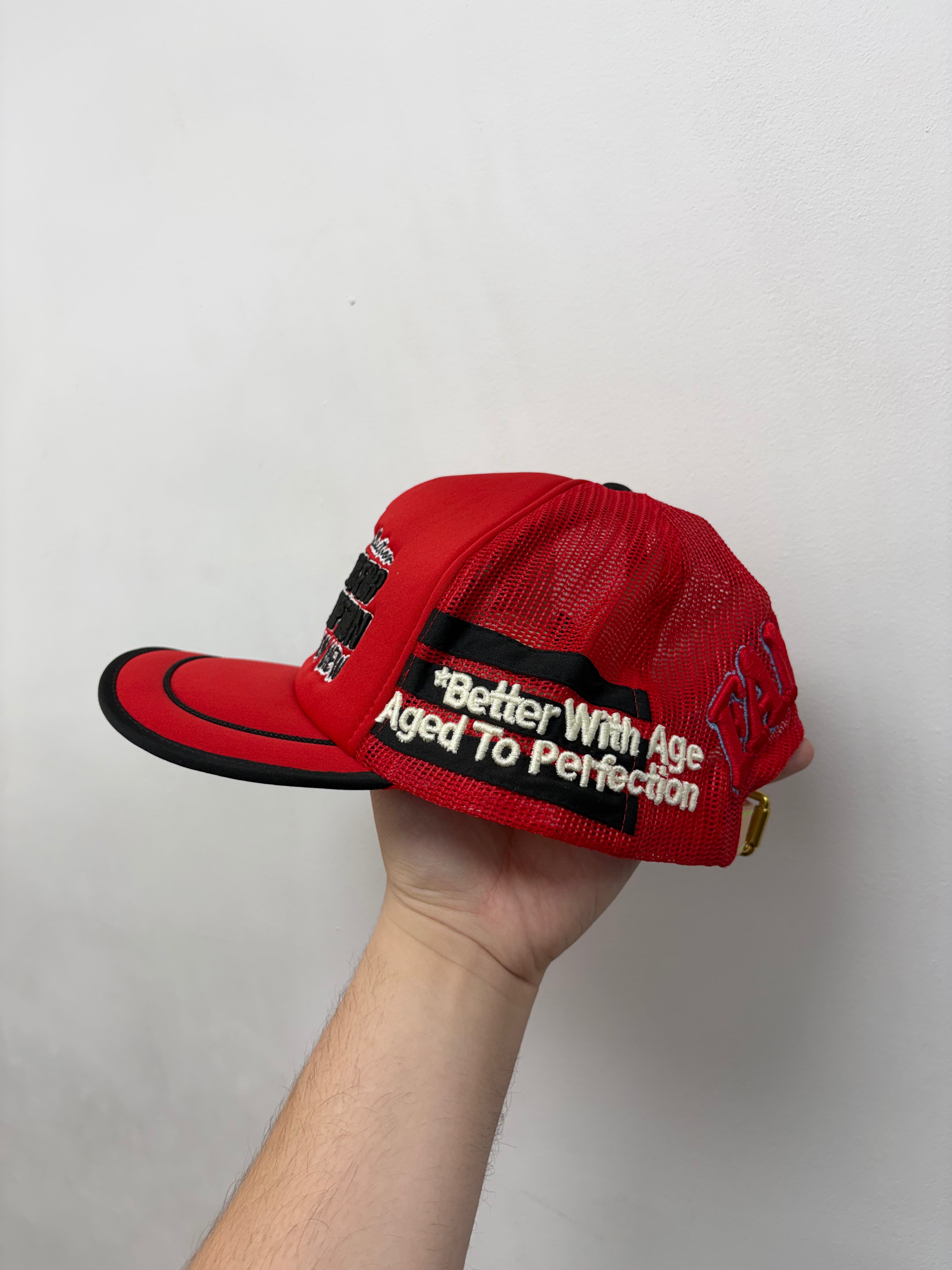 Better With Age Red Exhibitionist Trucker Hat