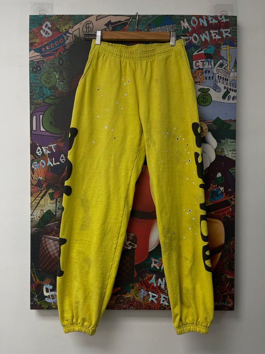 Sp5der Sweats Yellow Beluga Used Small N/A