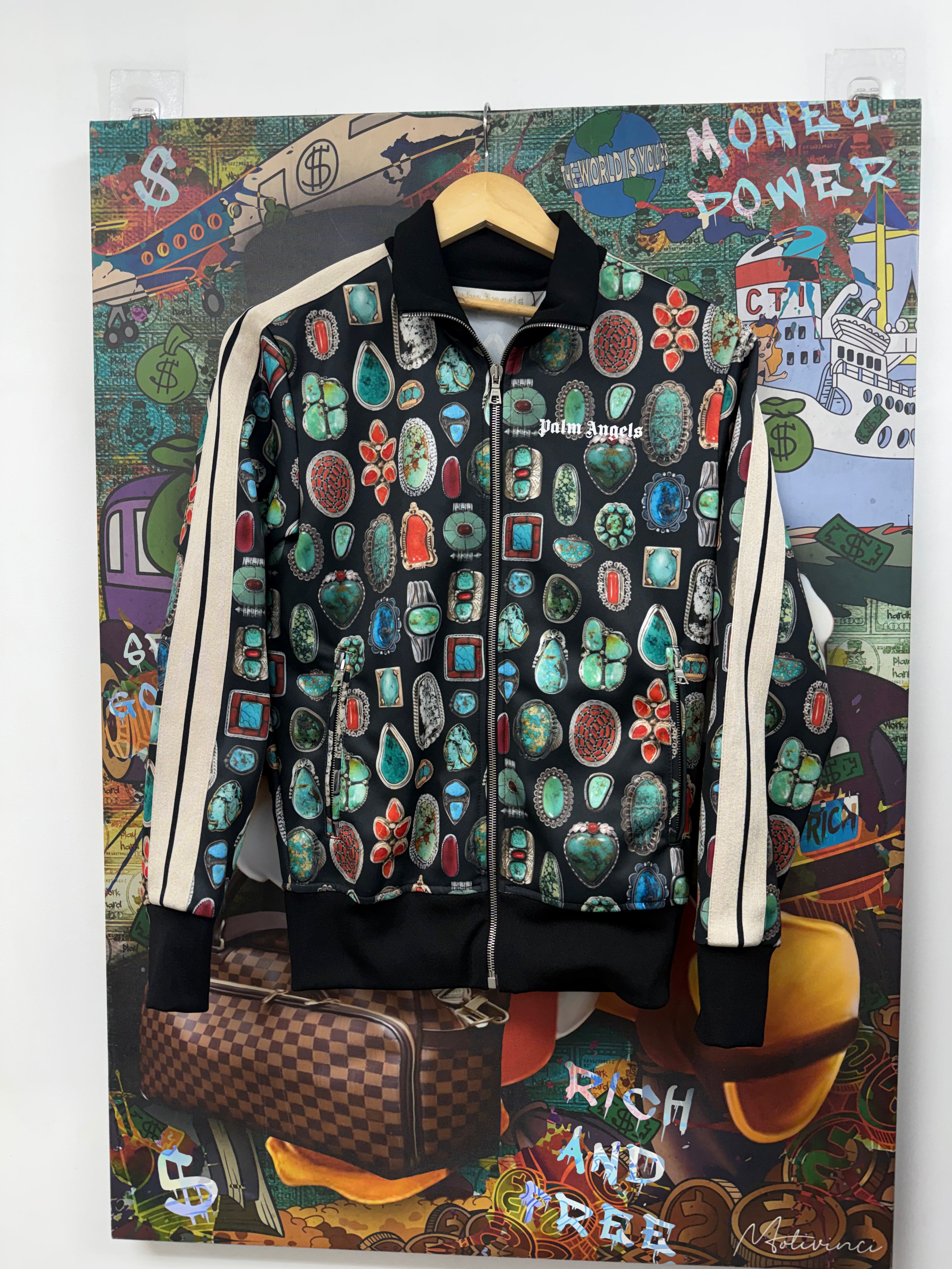 Palm Angels Gem Stones Track Jacket Jacket