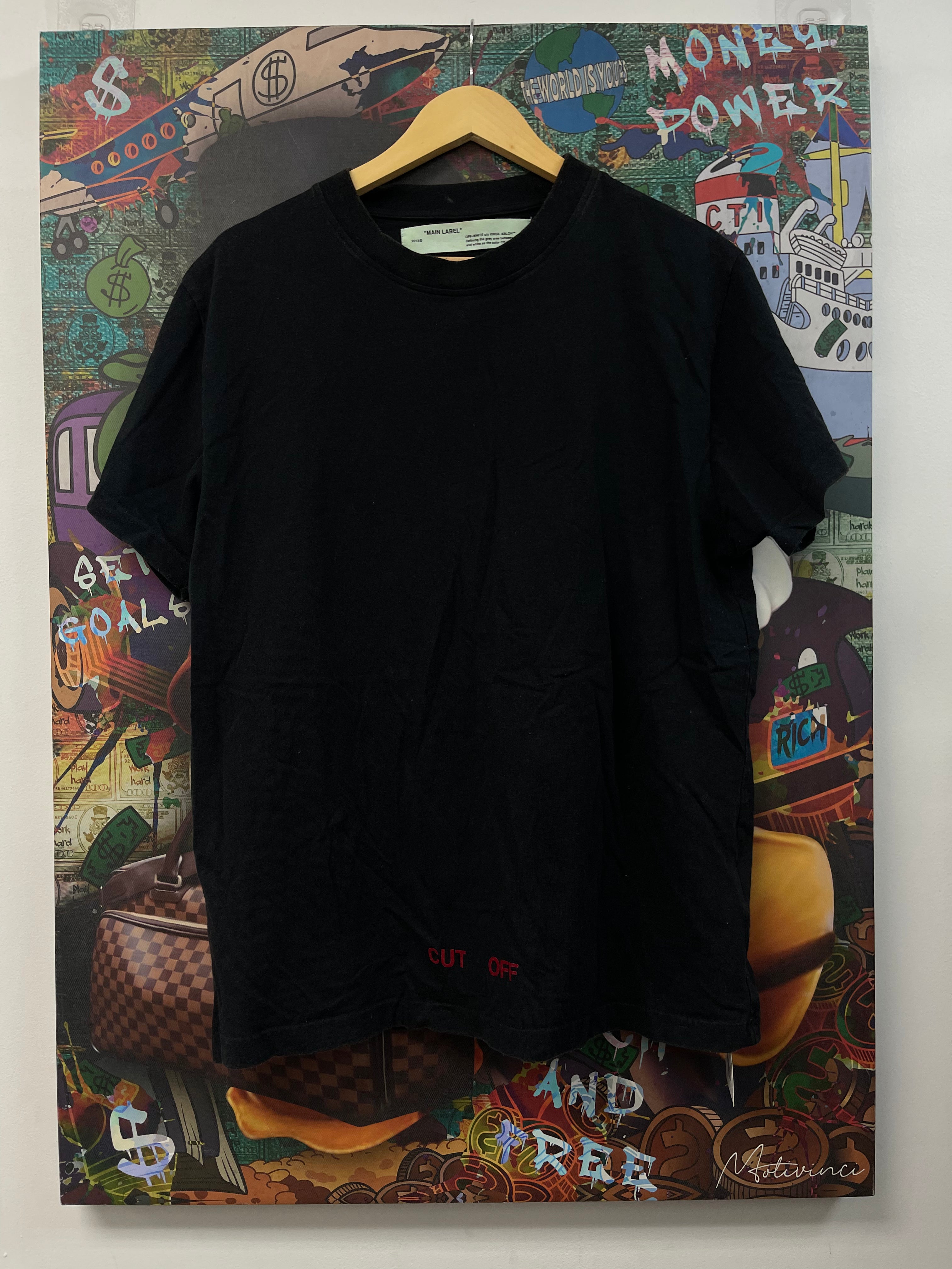 Off White Black White Silver OFF Tee