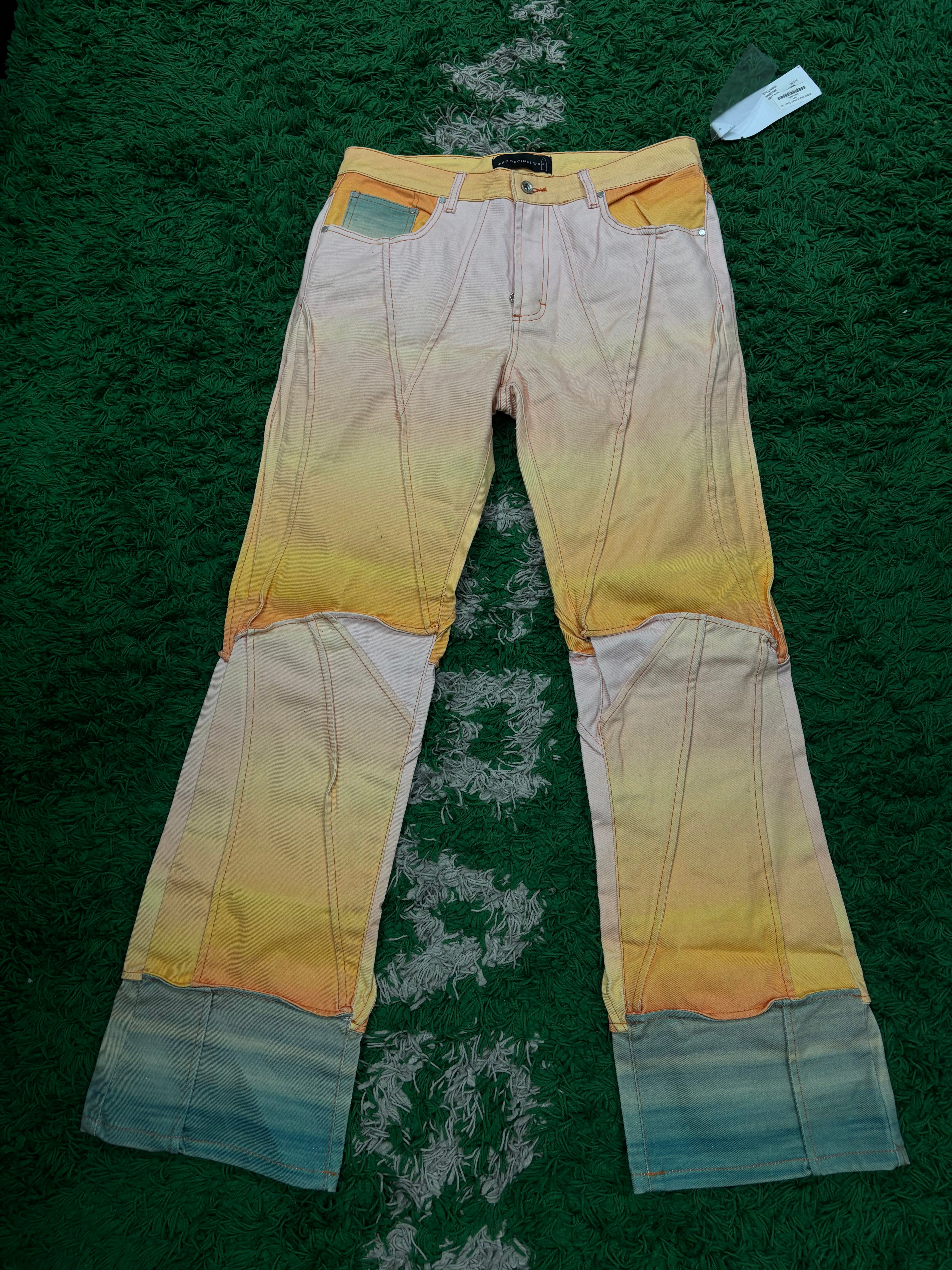 WDW Jeans Multi Color Used 34