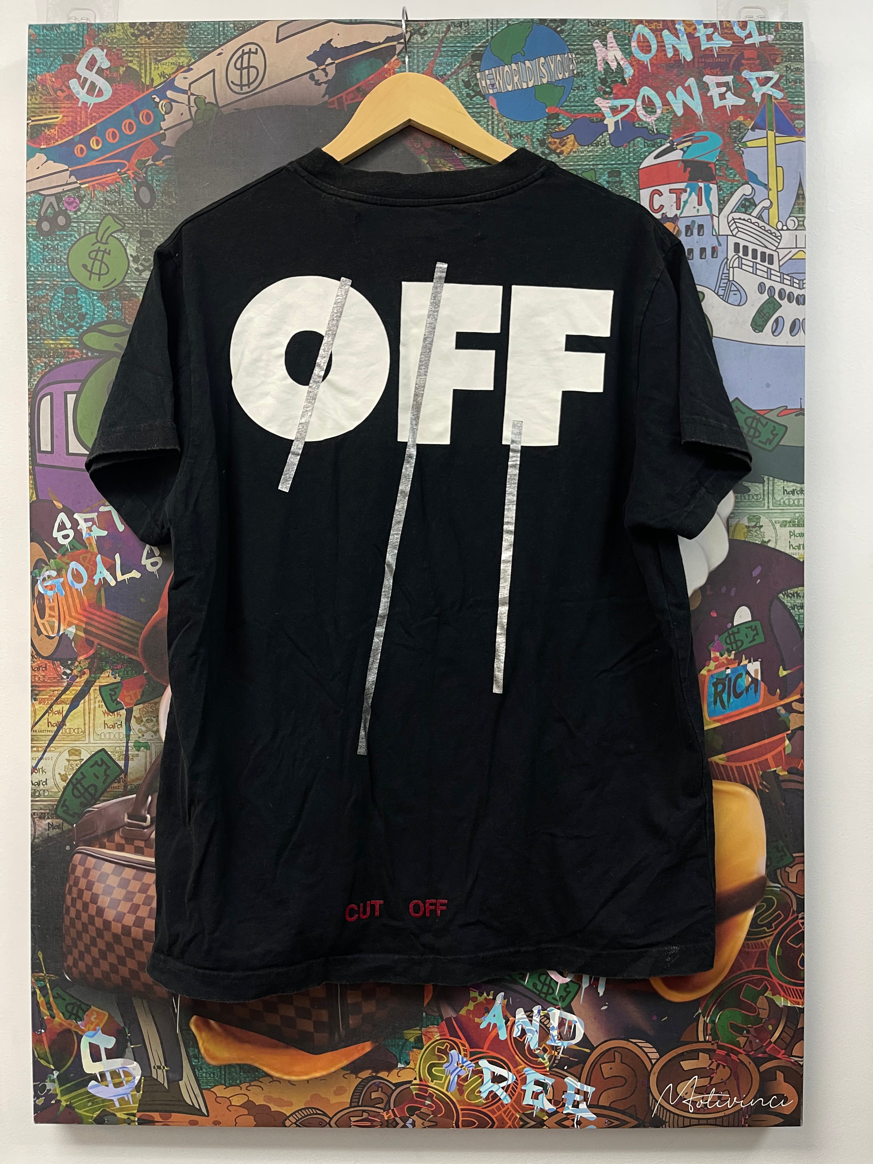 Off White Black White Silver OFF Tee