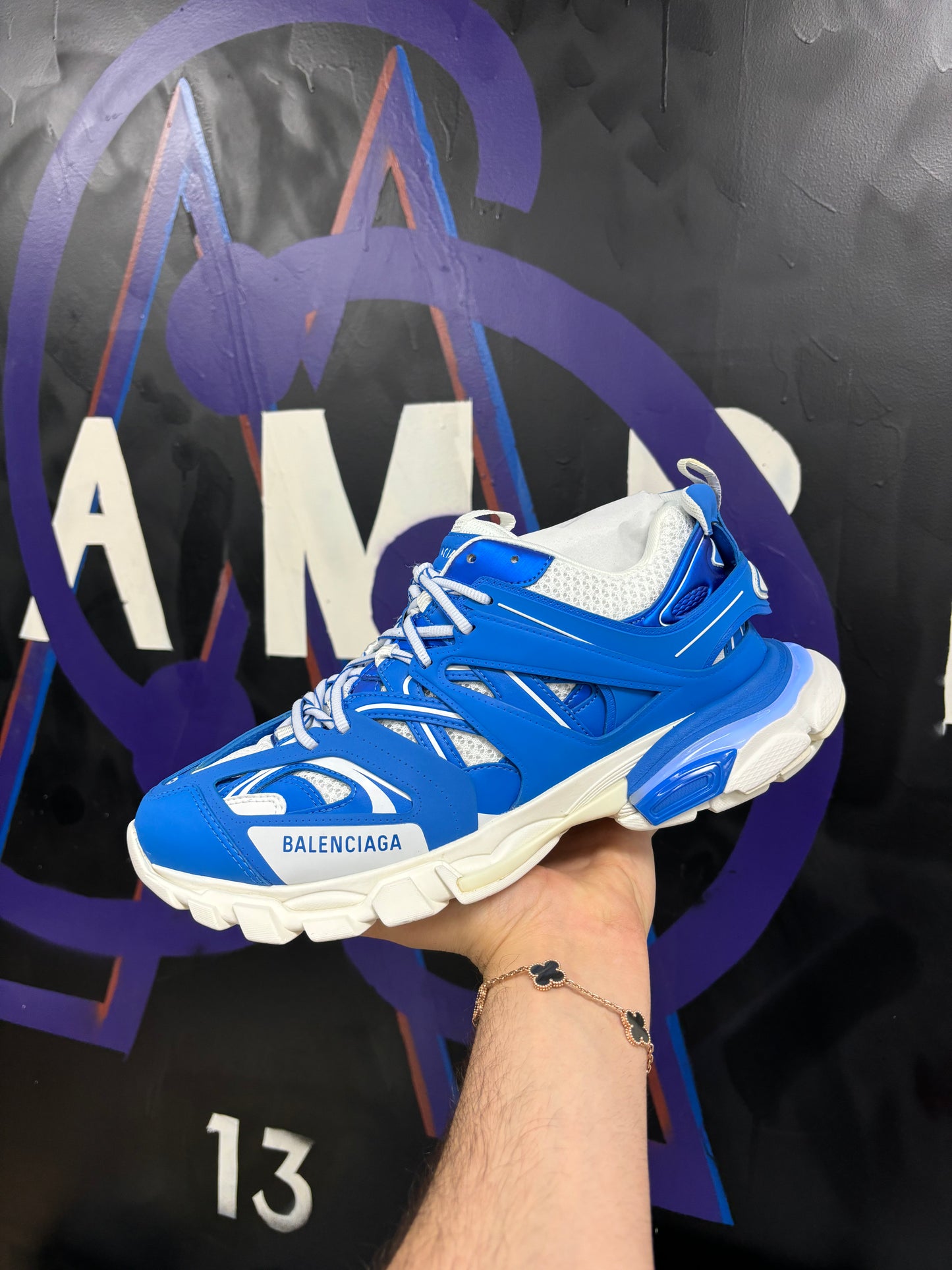 Balenciaga Blue Track LED Sneakers