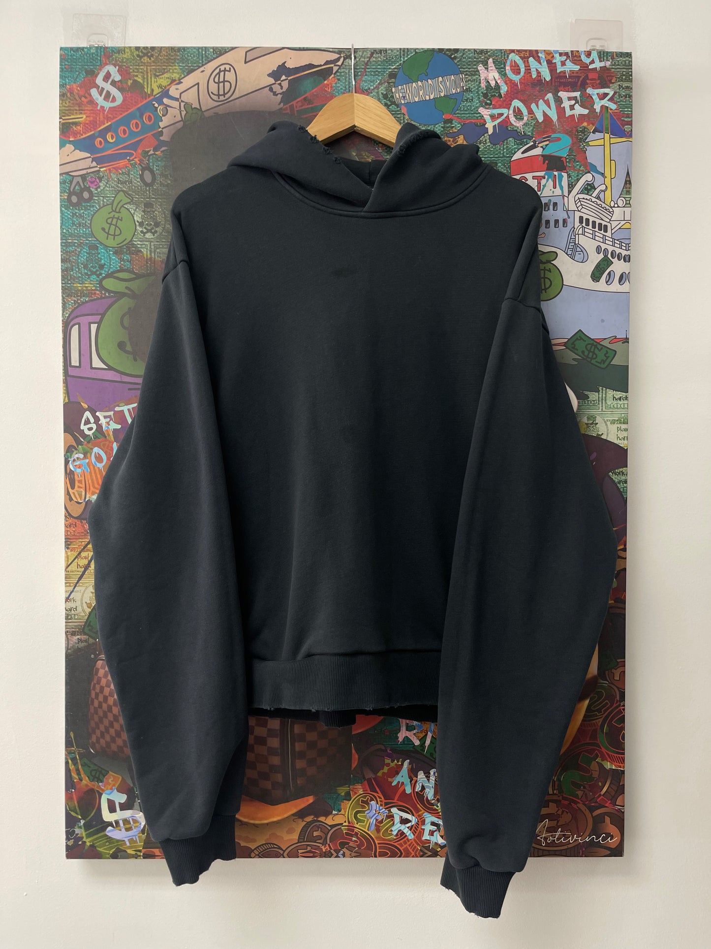 Acne Studios Hoodie Off Black Used