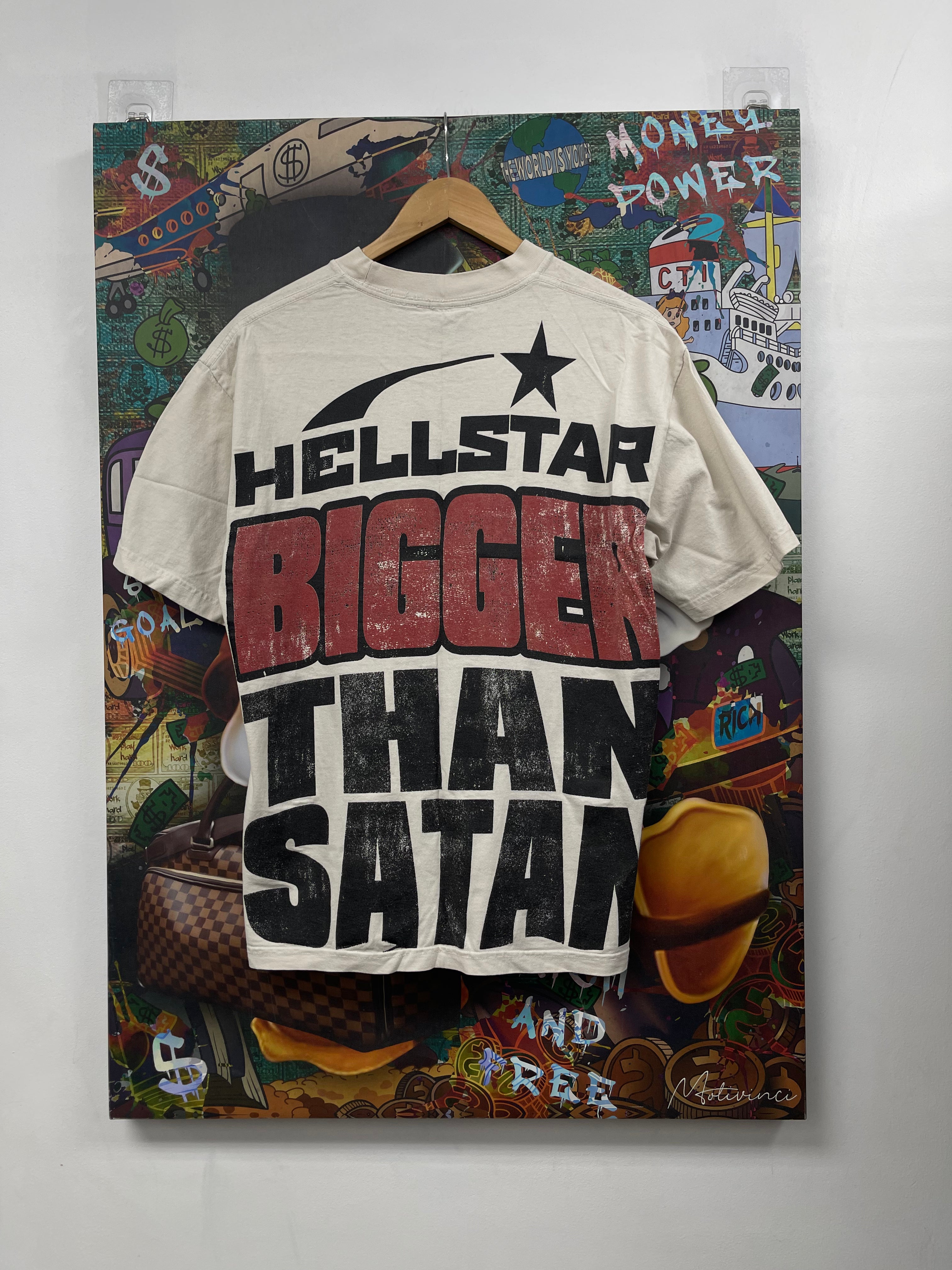 Hellstar Cream Red Angel P2P Tee