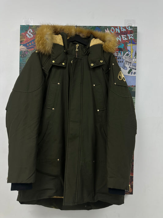 Moose Knuckles Jacket Olive Gold size:XL Used
