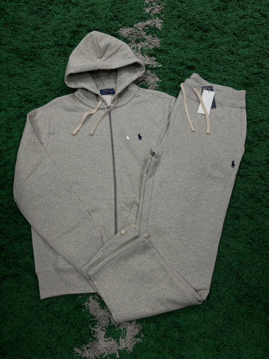 Polo Sweatsuit grey  New Medium With Tags