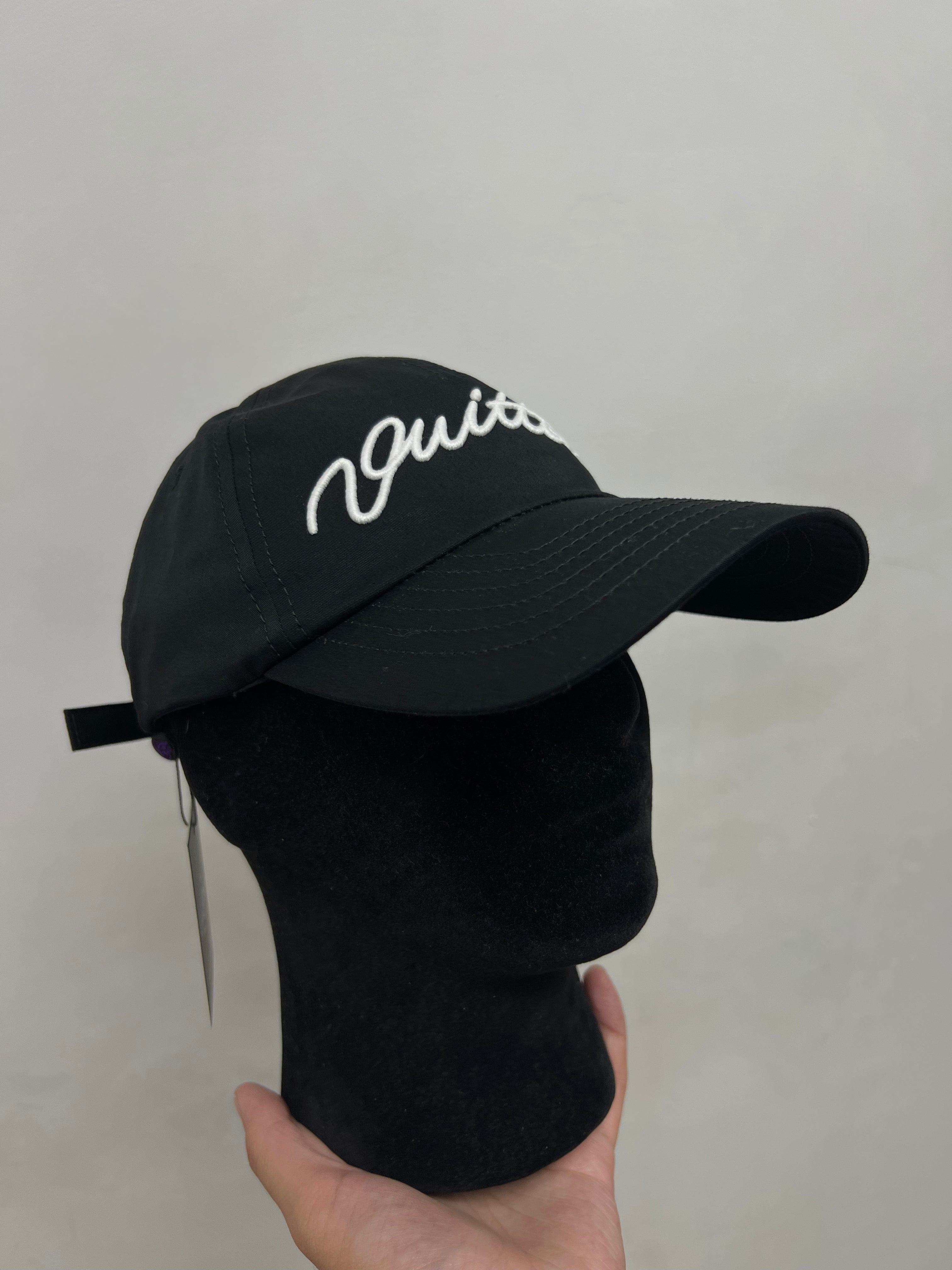 Louis Vuitton Black White Signature Hat